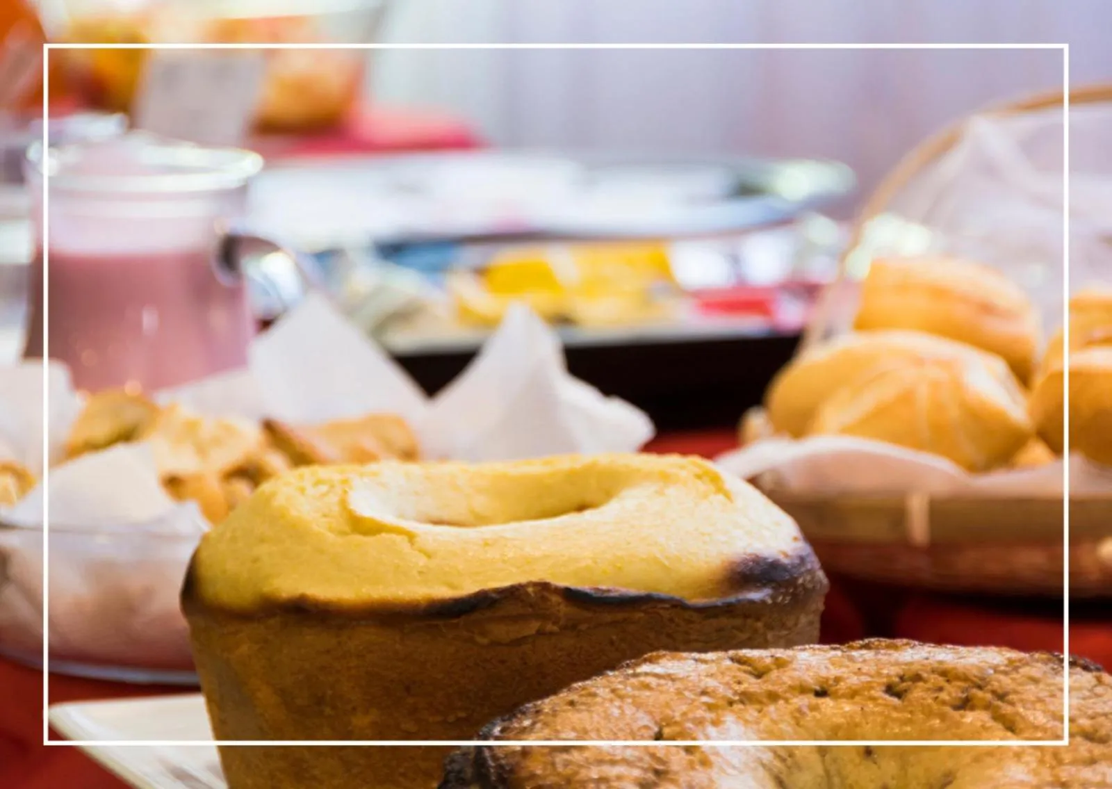 Continental breakfast in Hotel Vila Rica Campinas