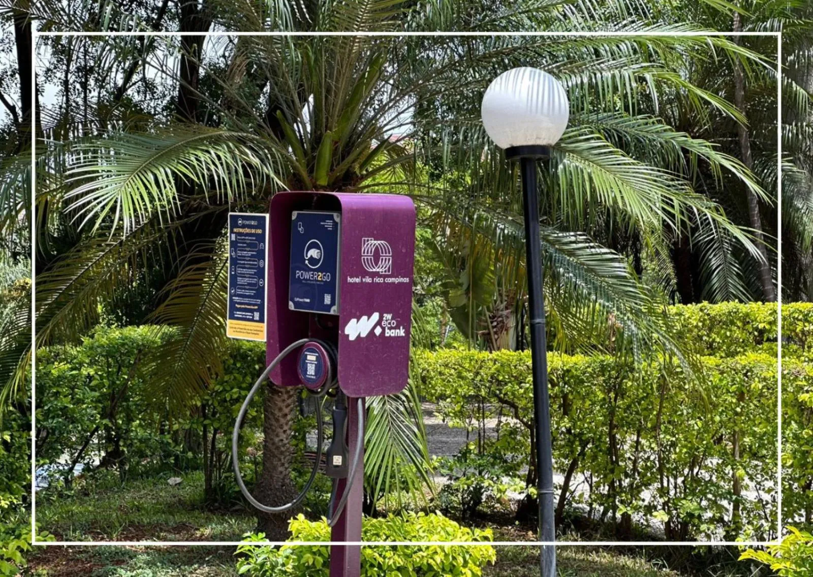 Garden view in Hotel Vila Rica Campinas