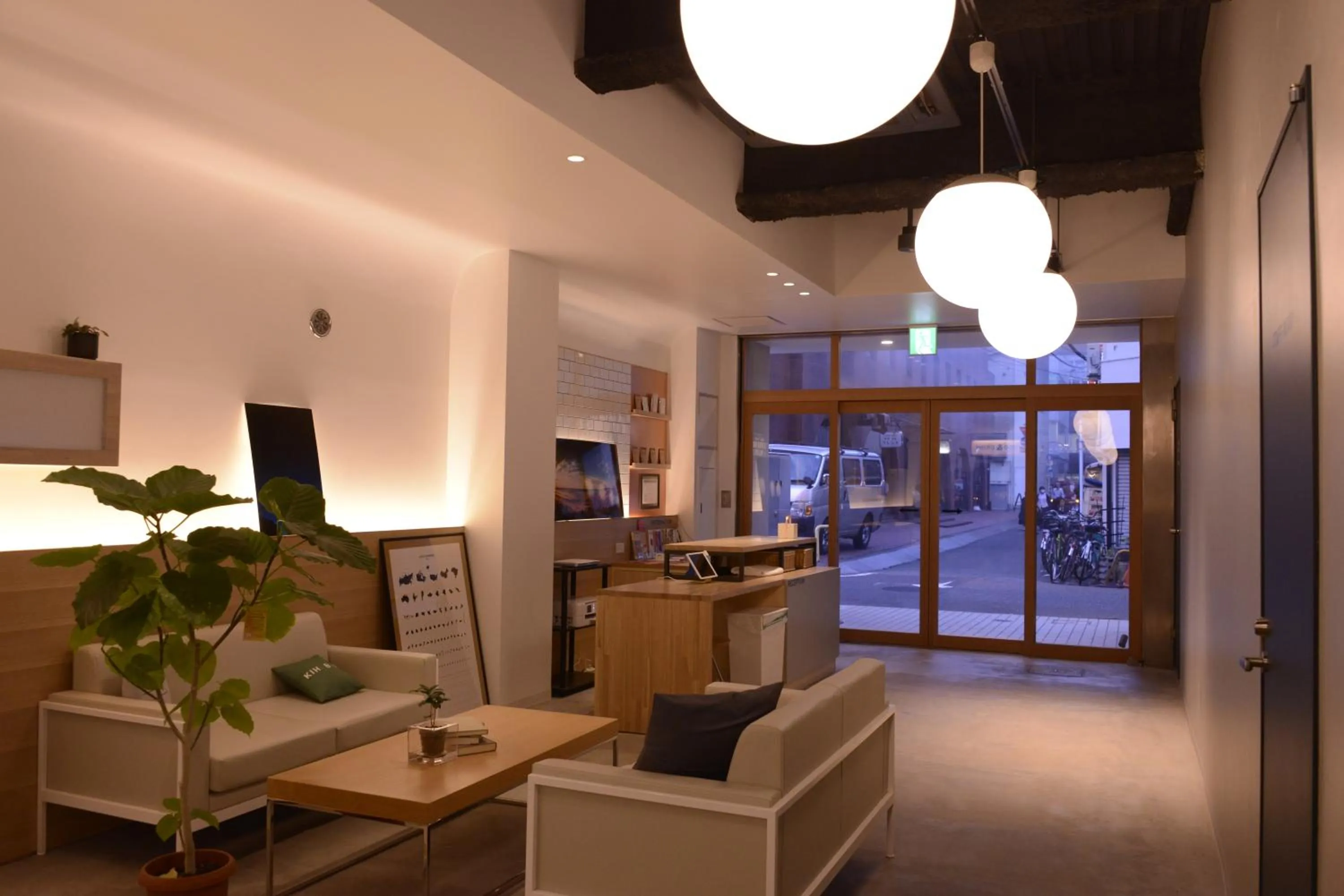 Communal lounge/ TV room in &AND HOSTEL AKIHABARA