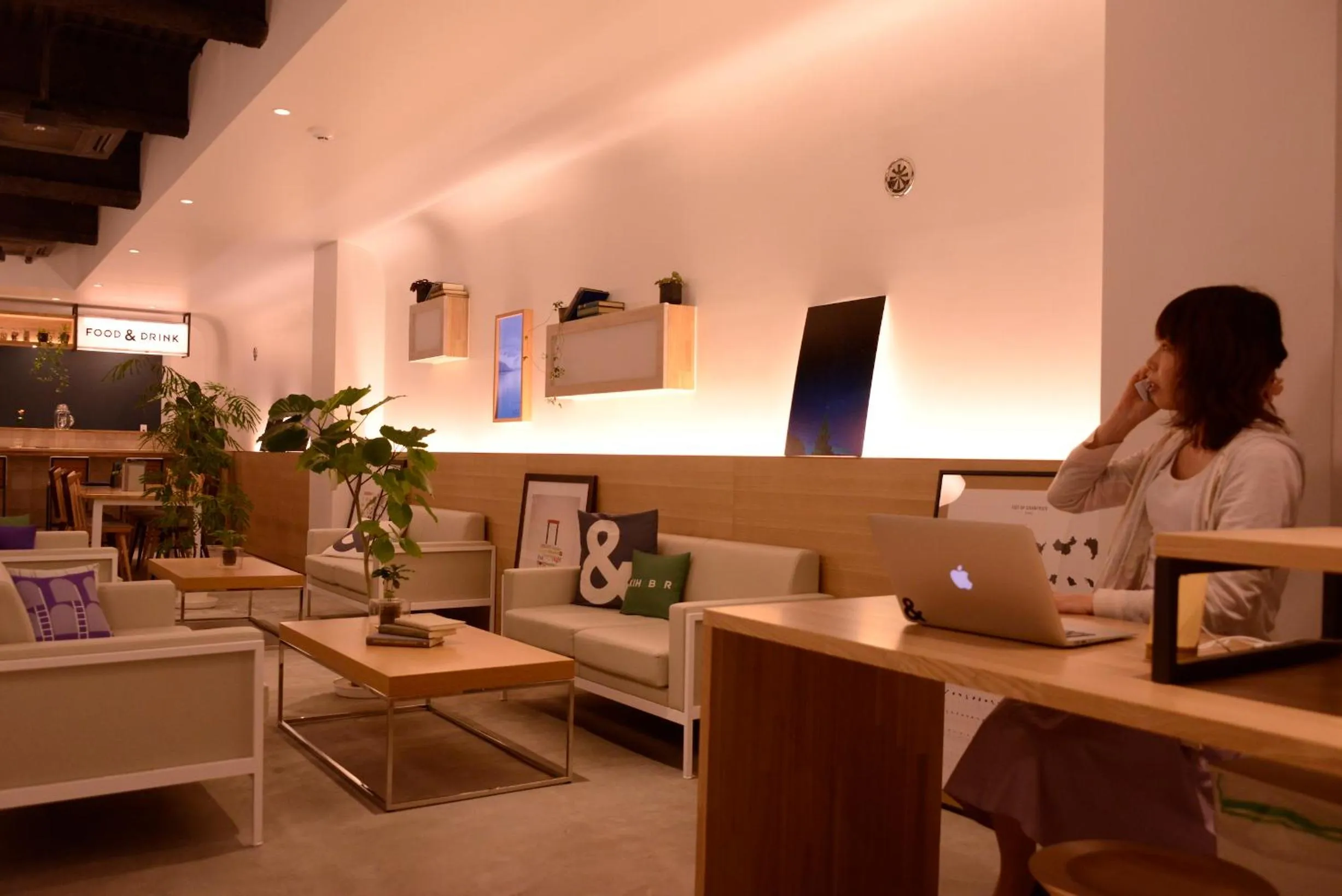 Communal lounge/ TV room in &AND HOSTEL AKIHABARA