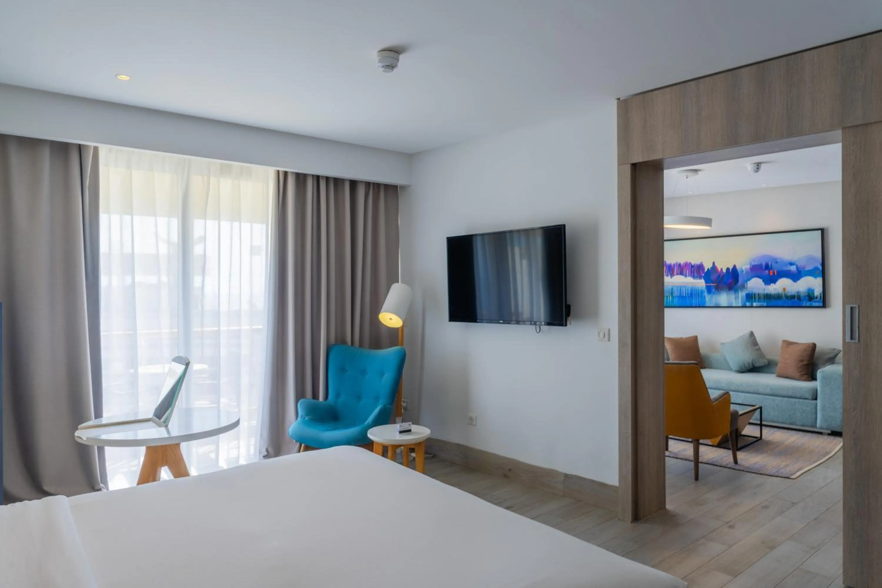 TV and multimedia, Bed in Sousse Pearl Marriott Resort & Spa