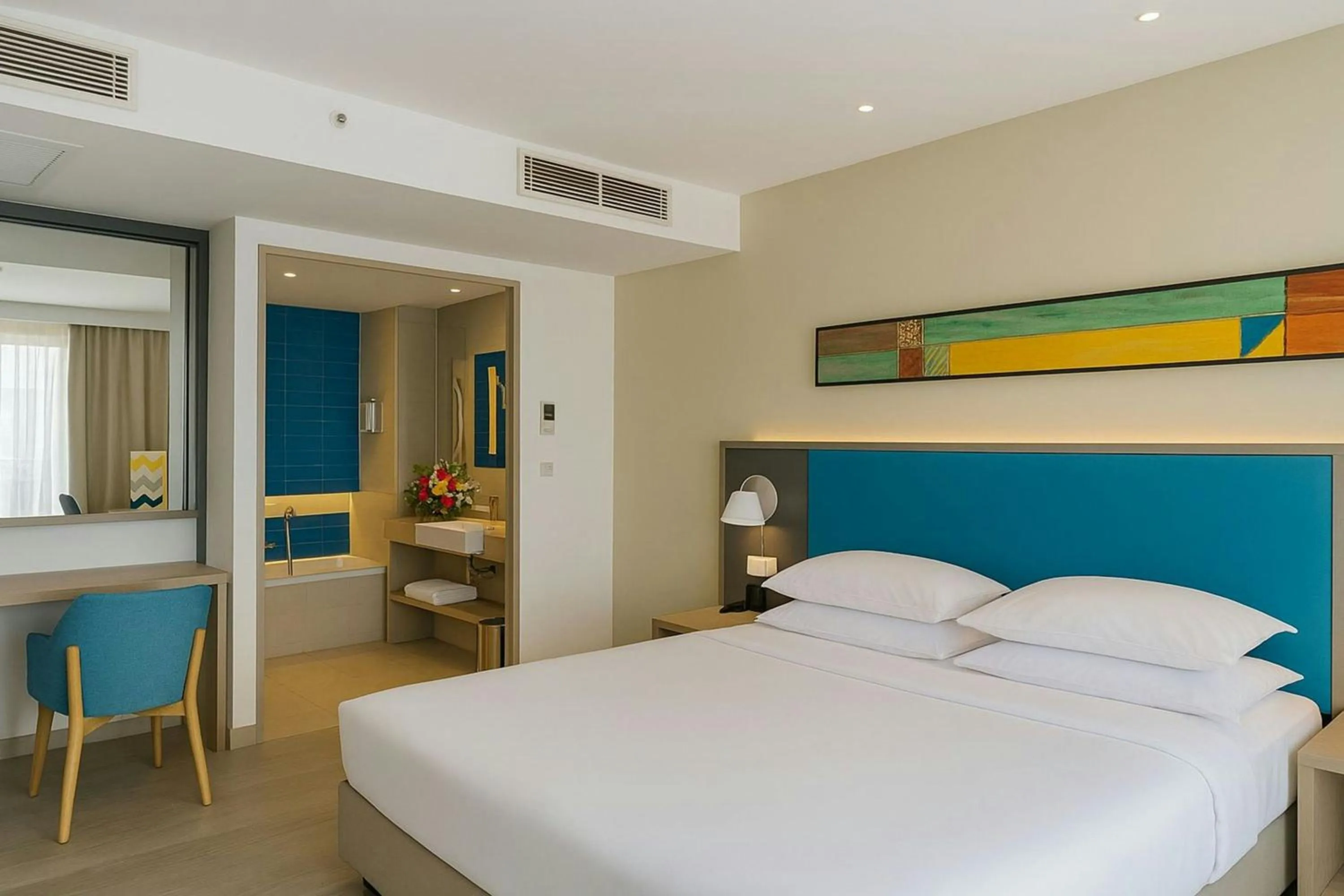 Photo of the whole room, Bed in Sousse Pearl Marriott Resort & Spa