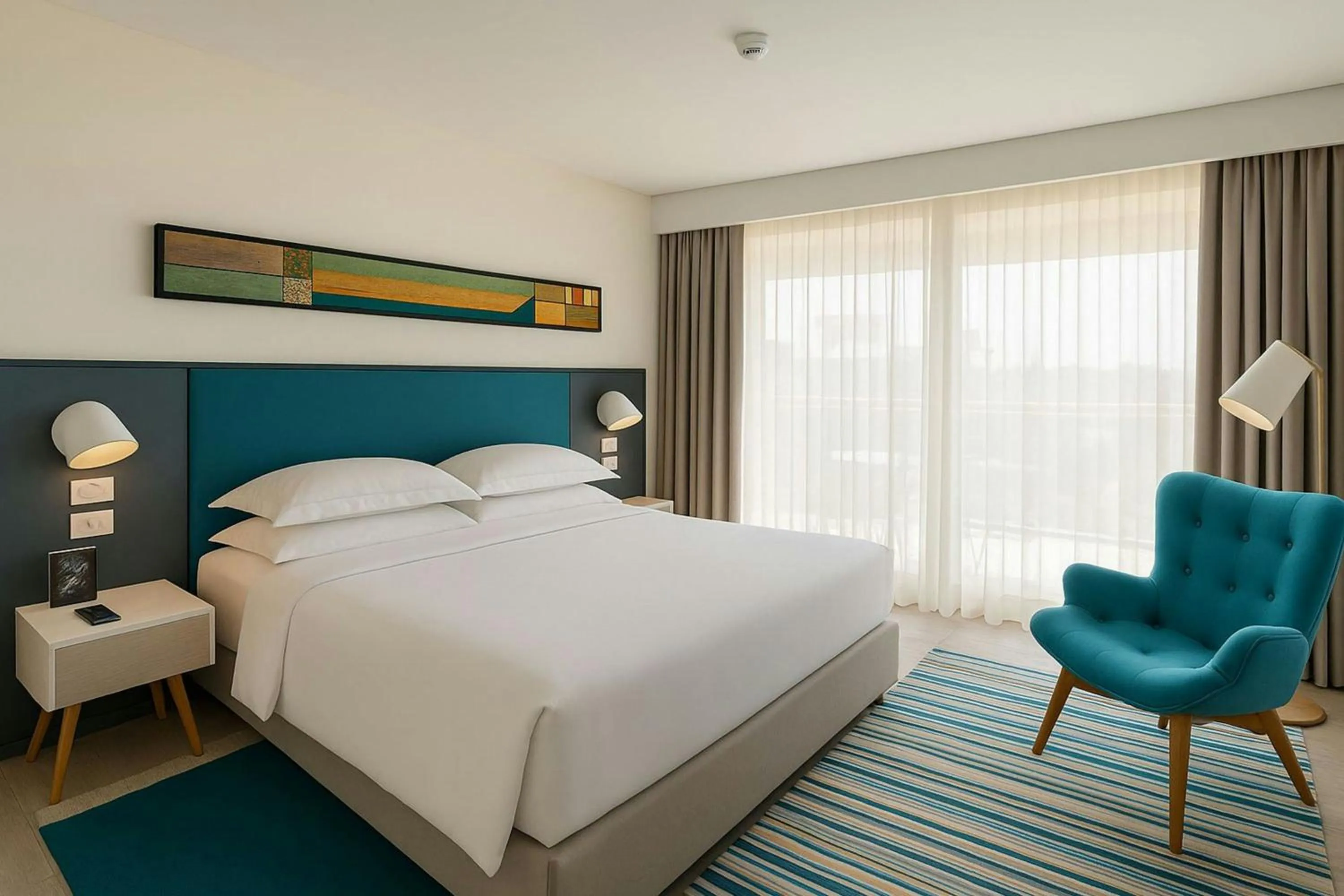 Photo of the whole room, Bed in Sousse Pearl Marriott Resort & Spa