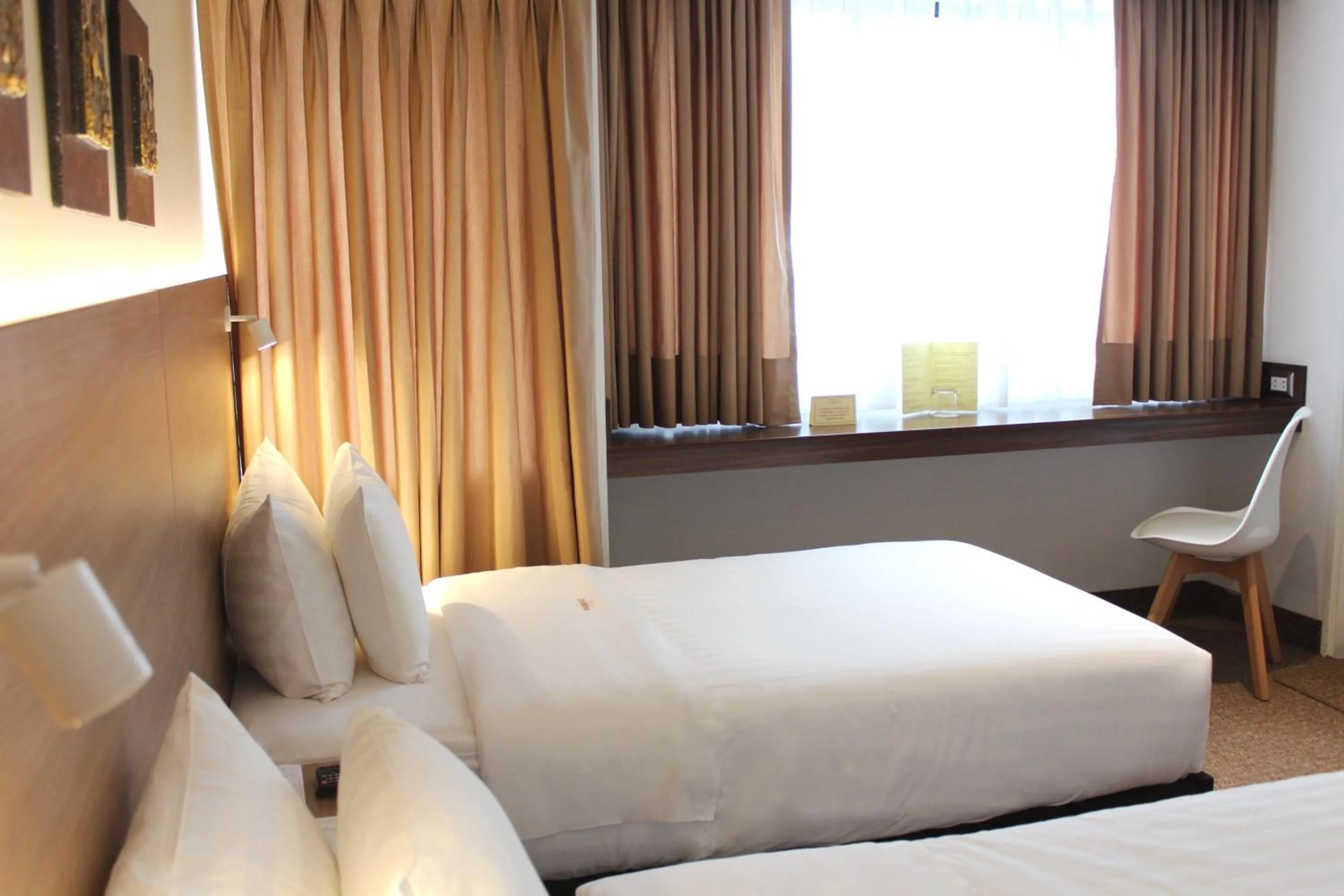 Bed in Habitat Hotel