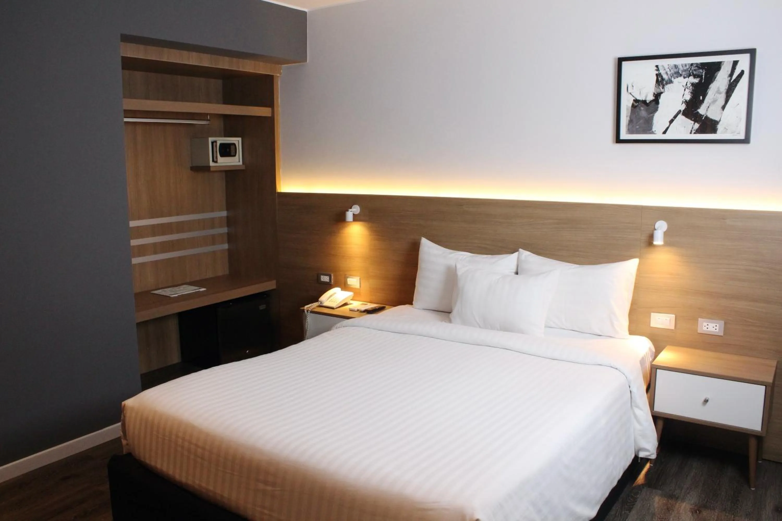 Bed in Habitat Hotel