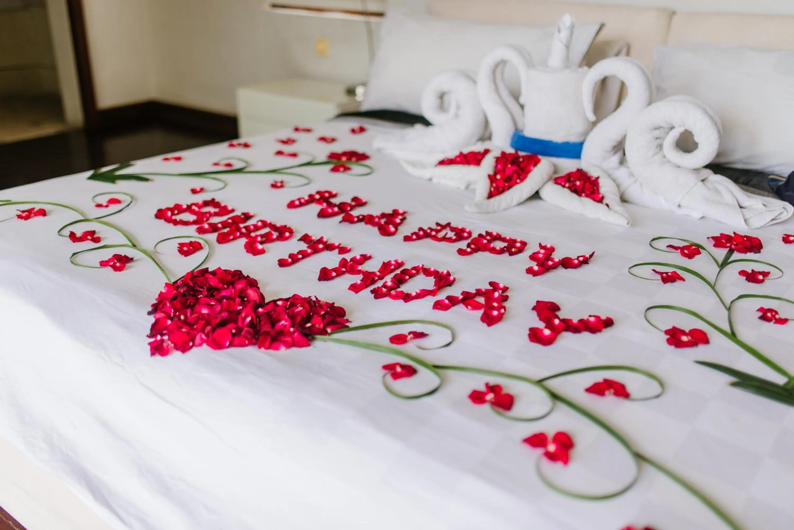 Decorative detail, Bed in C151 Smart Villas at Seminyak
