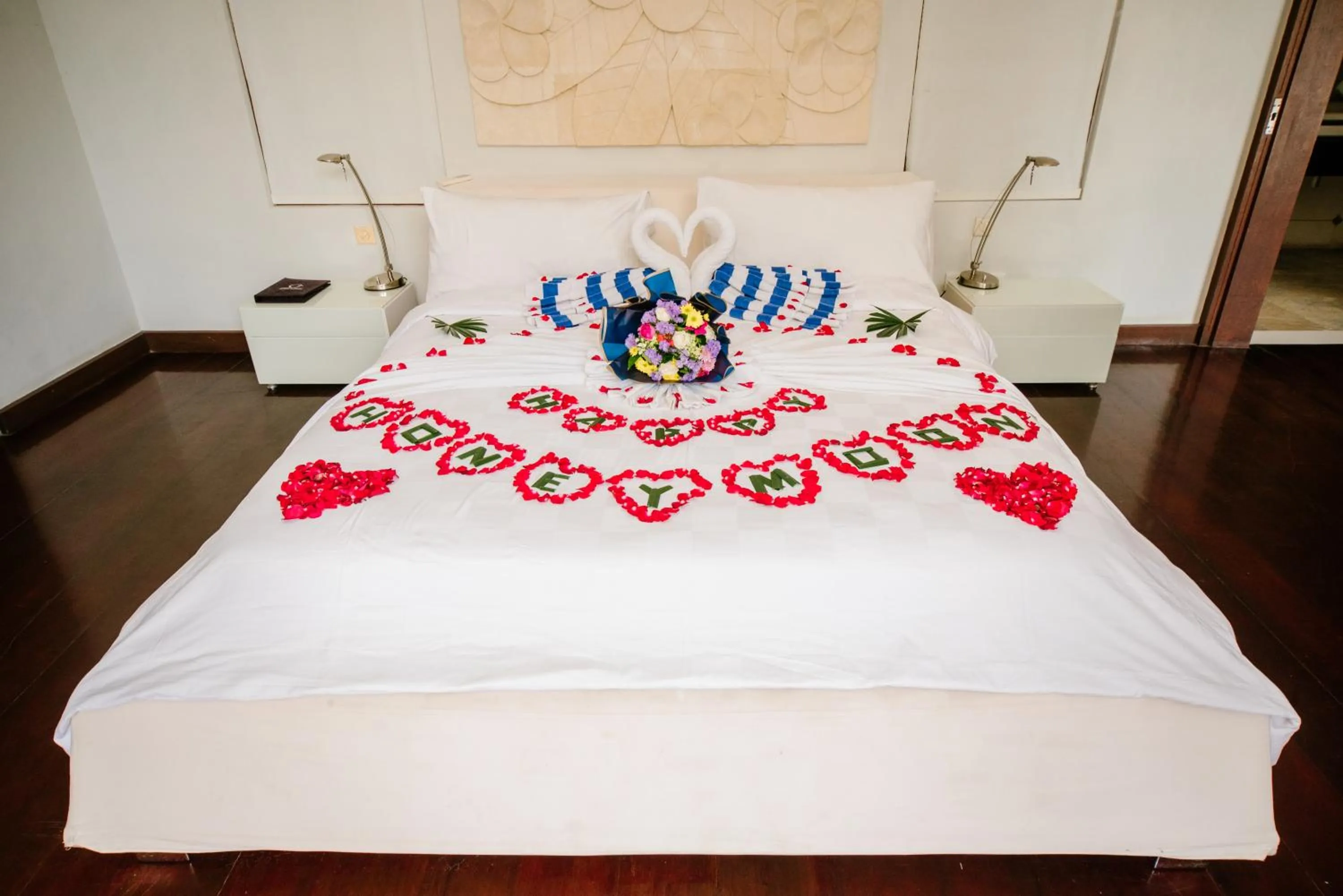 Decorative detail, Bed in C151 Smart Villas at Seminyak