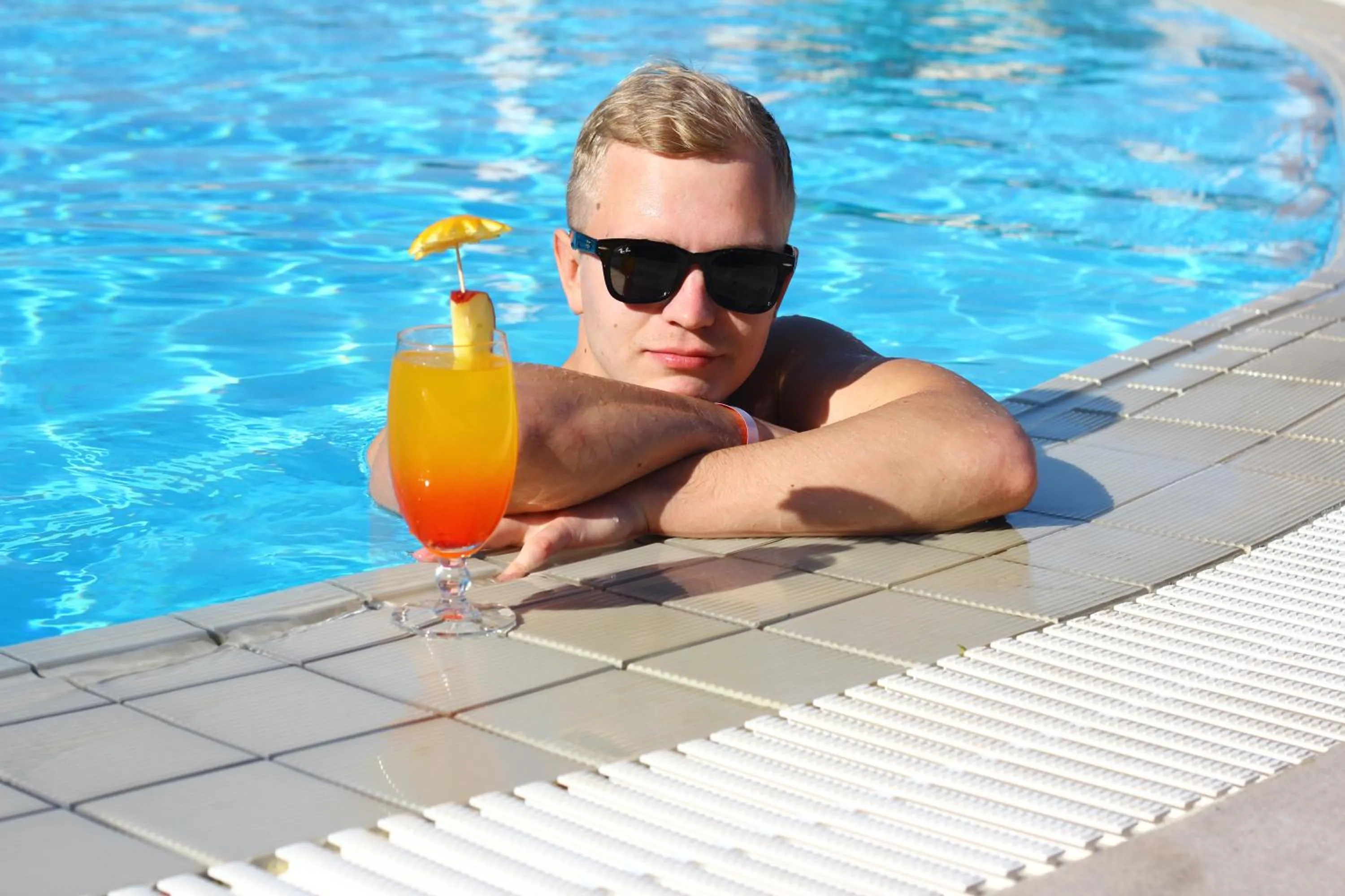 People in Eden Rock Hotel Namaa Bay