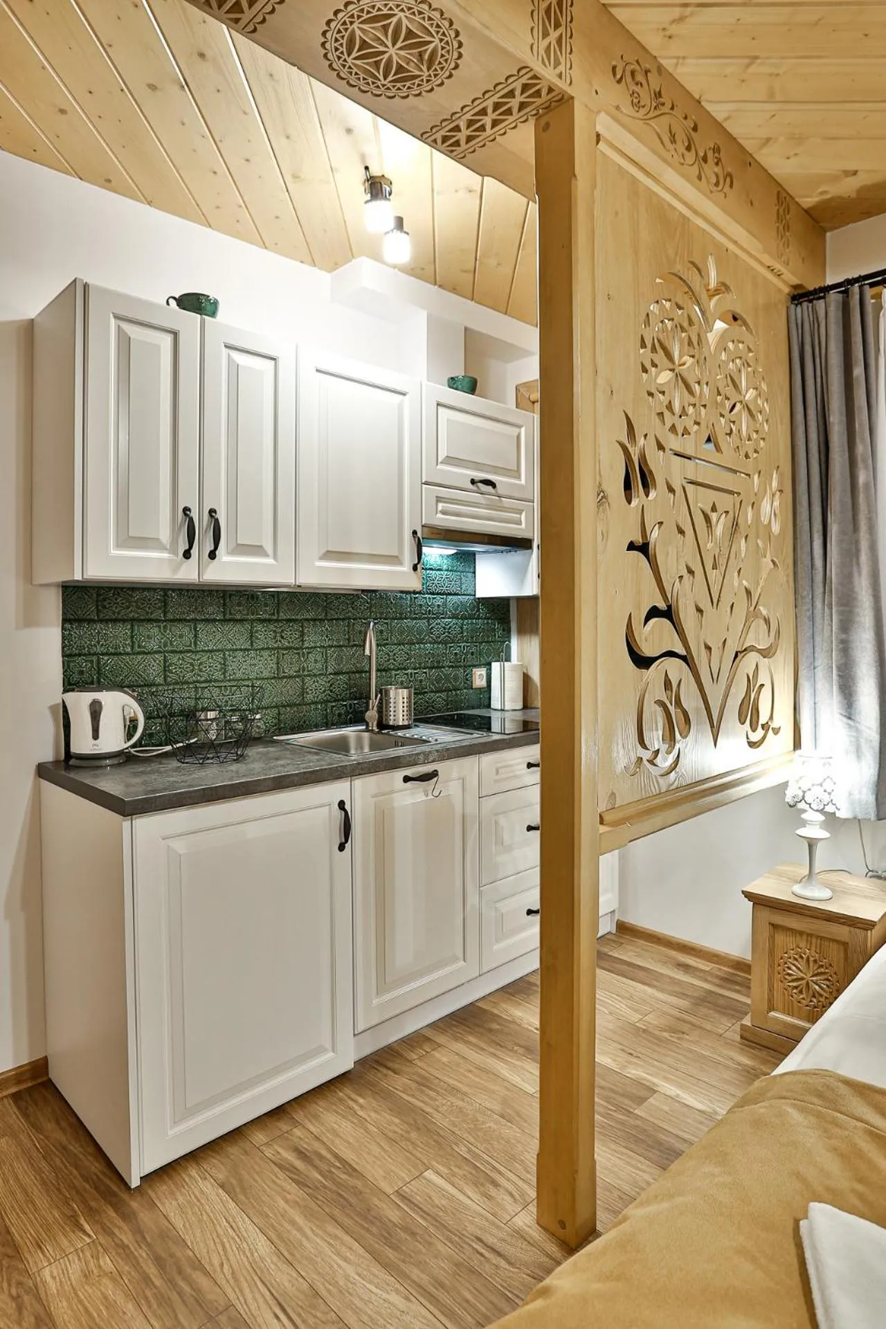 Kitchen or kitchenette in Górskie Wspomnienie