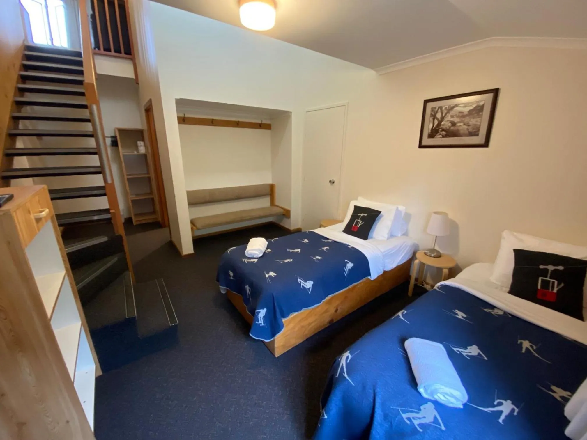 Bed in Candlelight Lodge