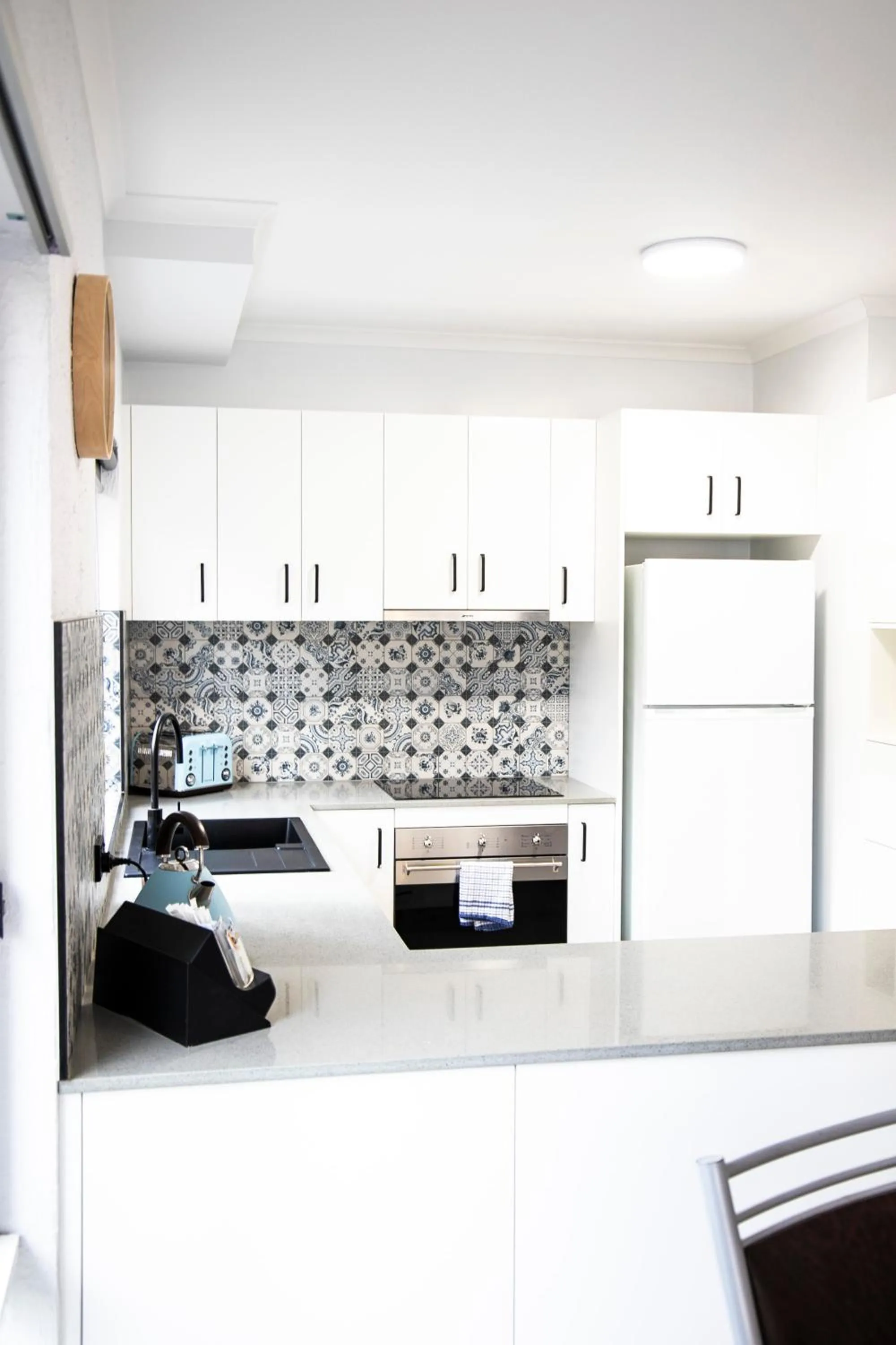 Decorative detail in The Palms Apartments