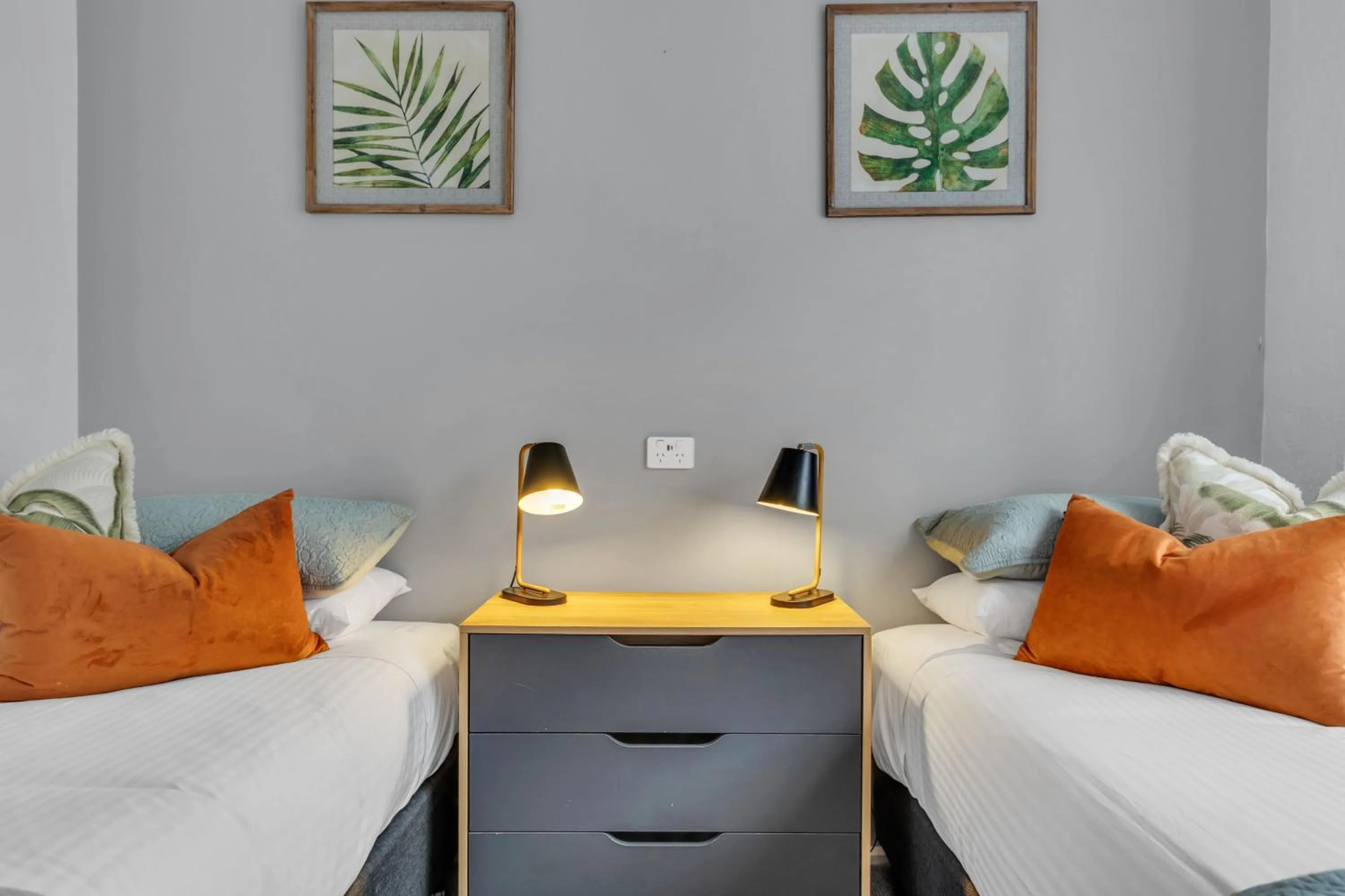 Bed in The Palms Apartments