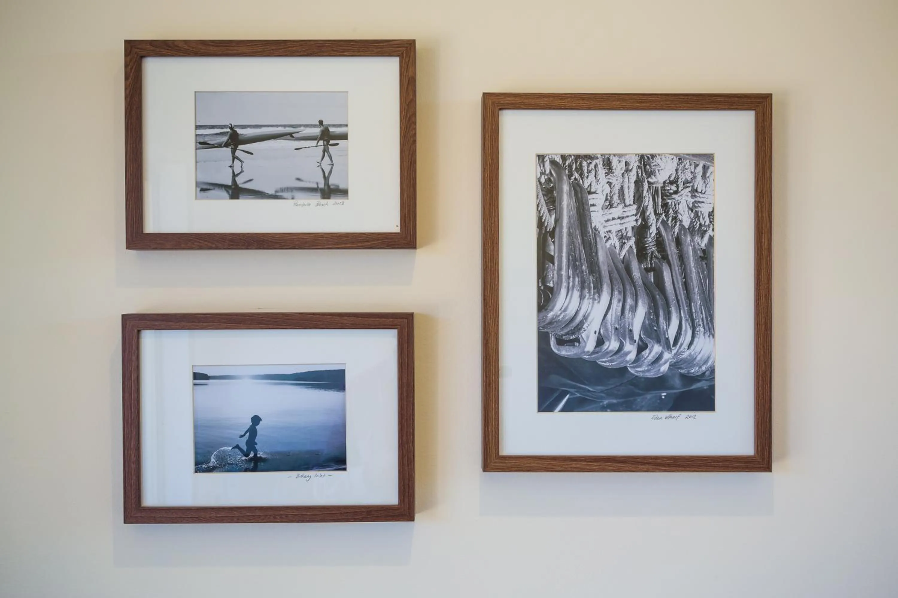 Decorative detail in Seashells Apartments Merimbula