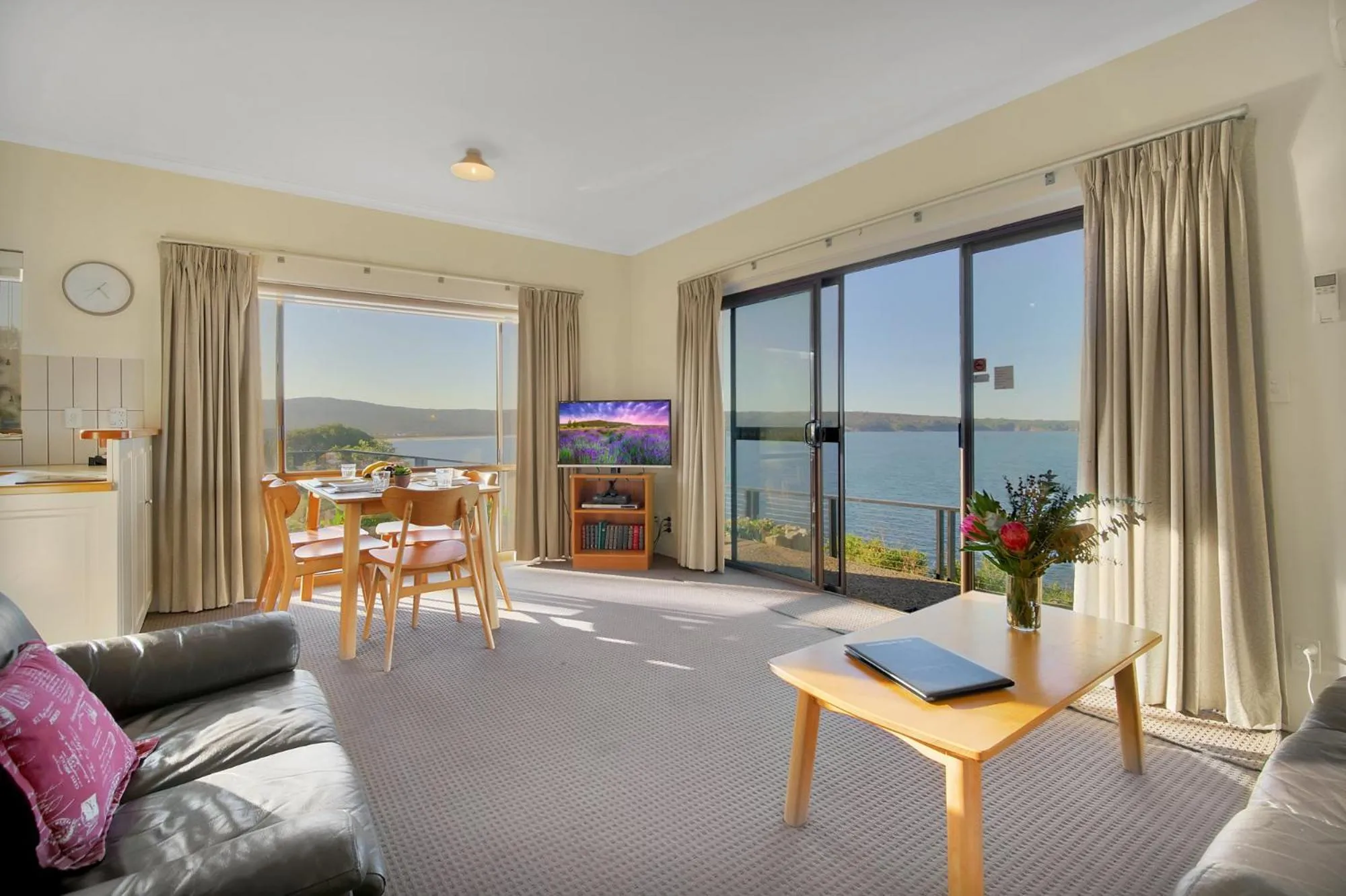 Living room in Eagle Heights Holiday Units