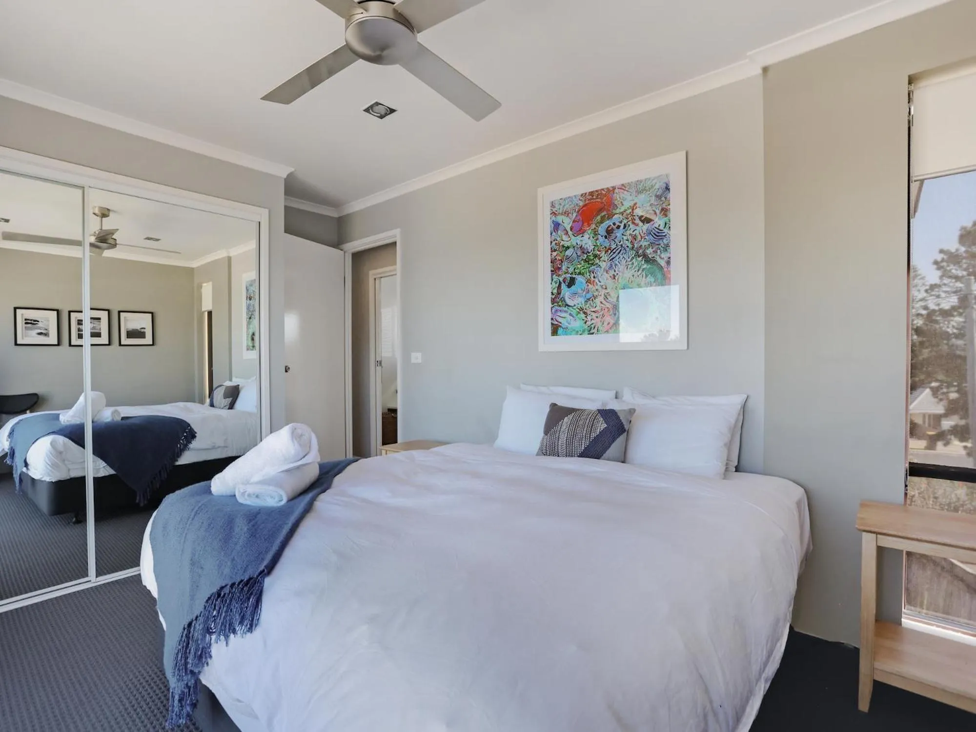 Bed in Eagle Heights Holiday Units