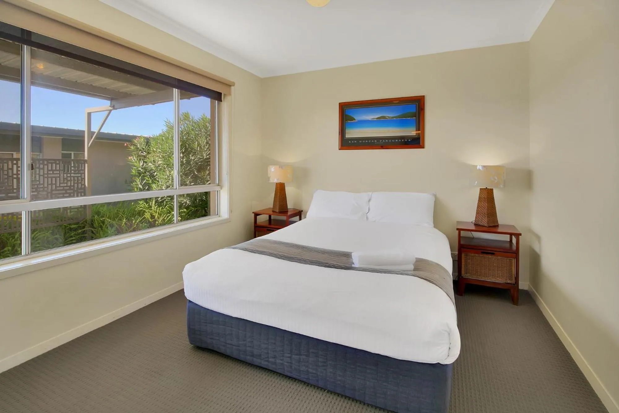 Bed in Eagle Heights Holiday Units