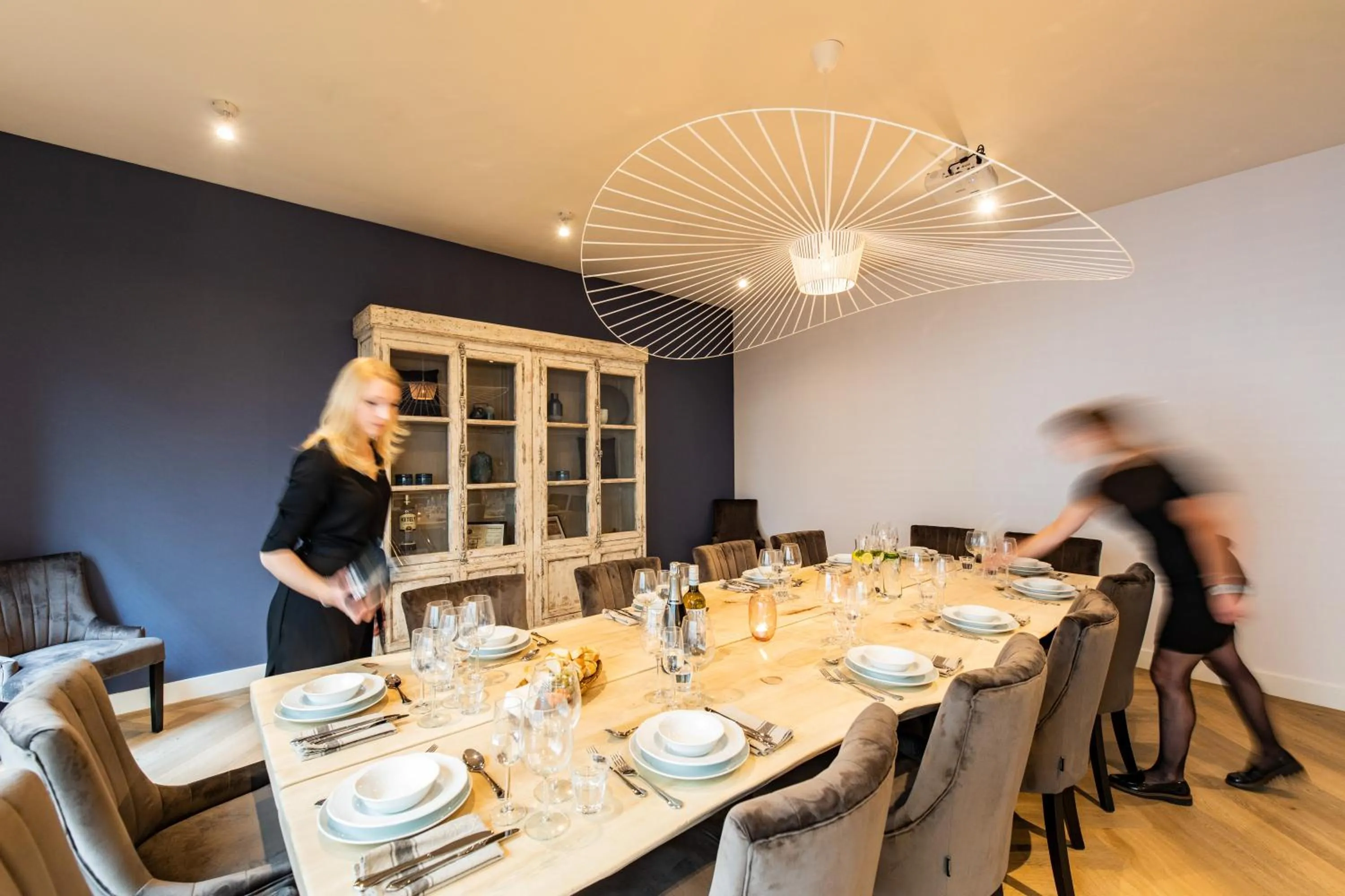 Dining area in Stadsvilla Mout Rotterdam-Schiedam
