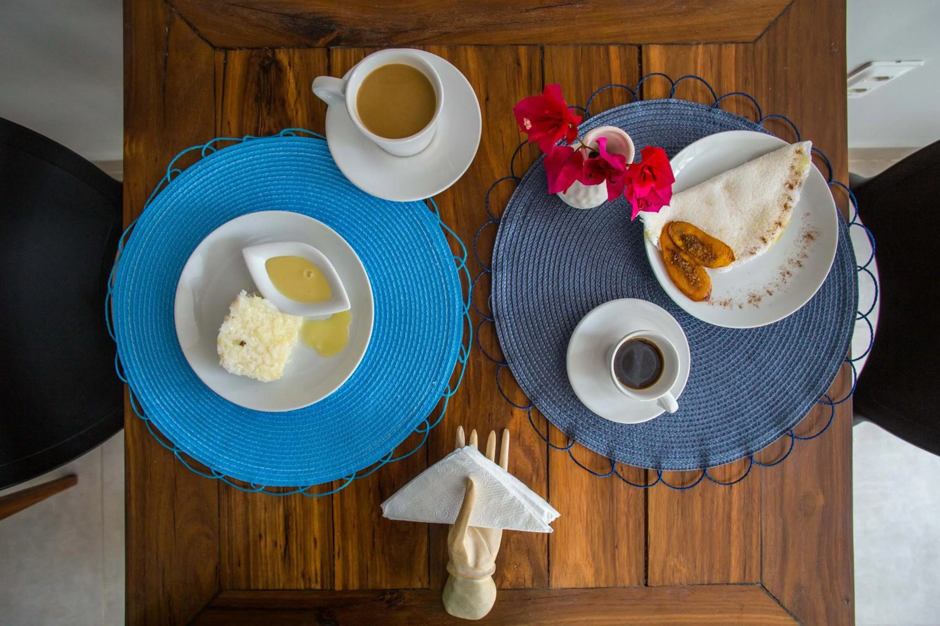 Food and drinks in Pousada Renda do Mar