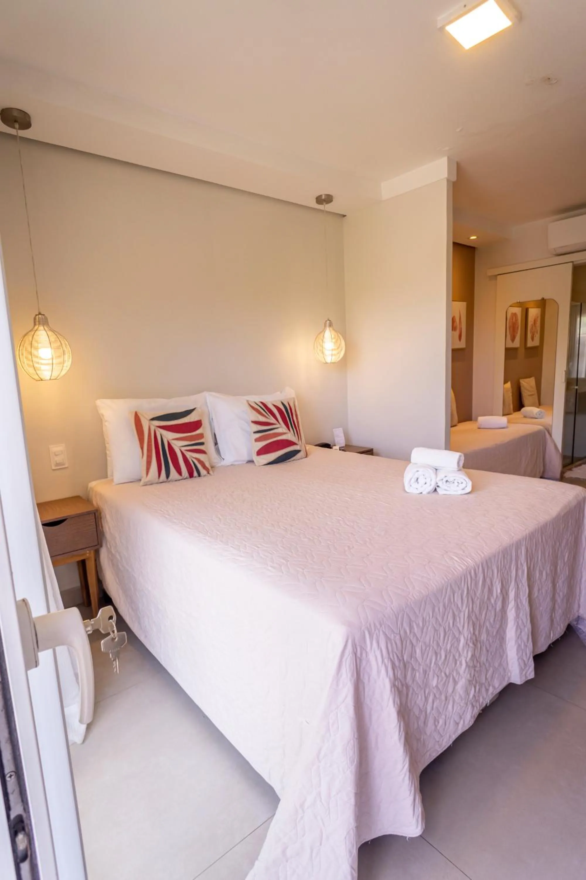 Bed in Pousada Renda do Mar