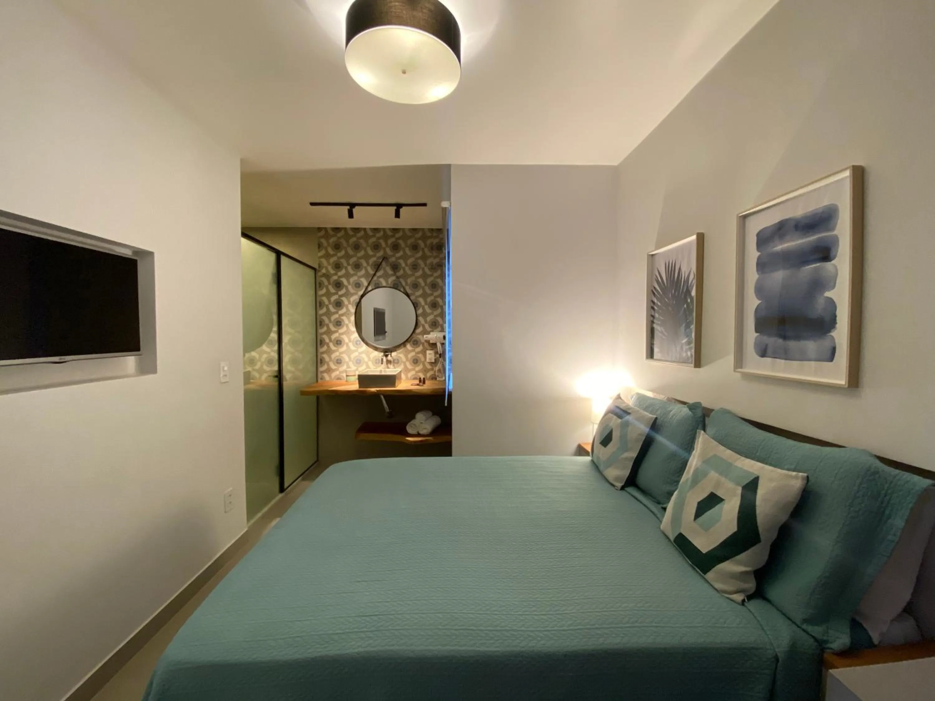 Bed in Pousada Renda do Mar