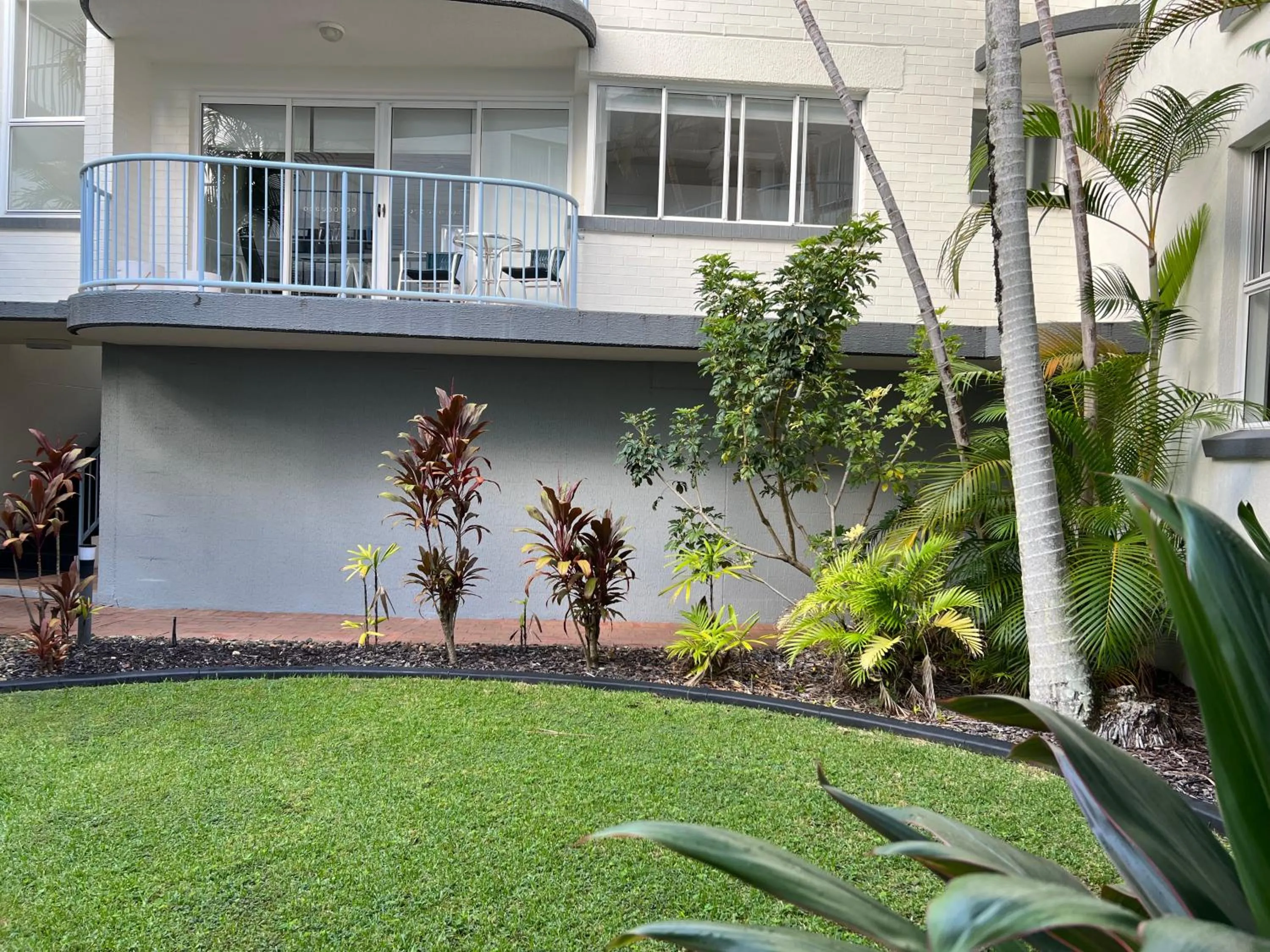 Garden view in Beachside Mooloolaba