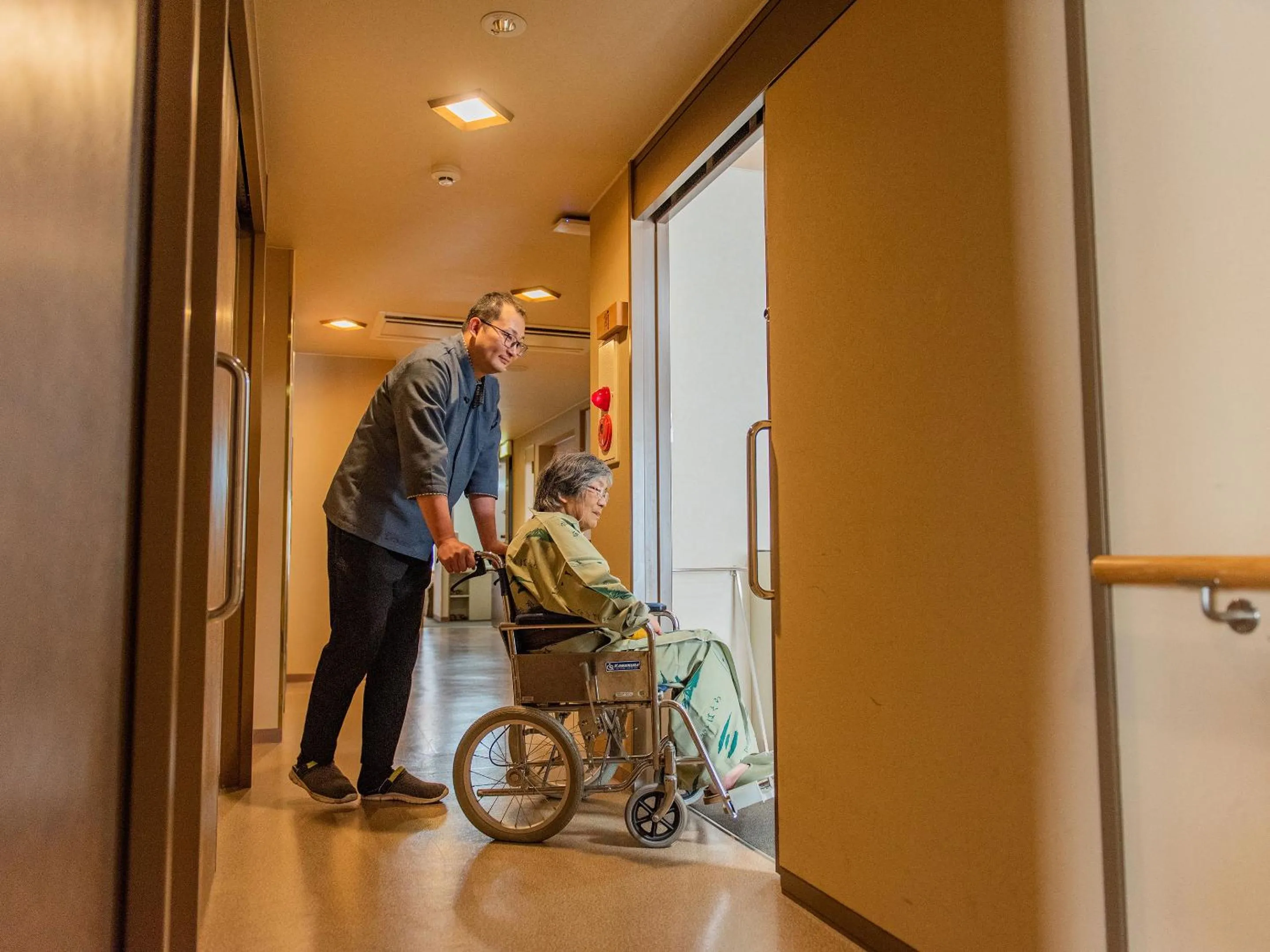 Facility for disabled guests in Ryokan Hakura