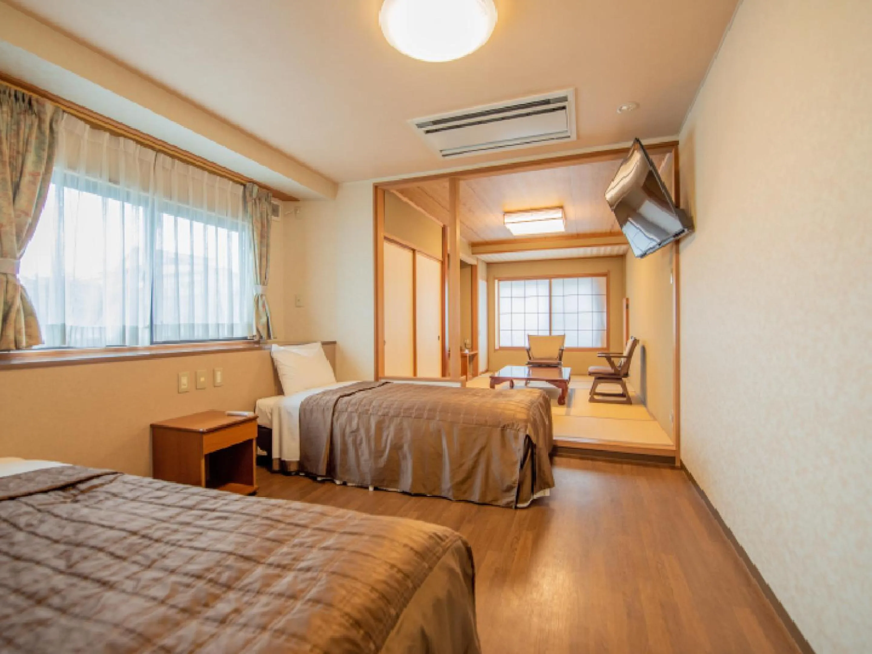 Bedroom, Bed in Ryokan Hakura