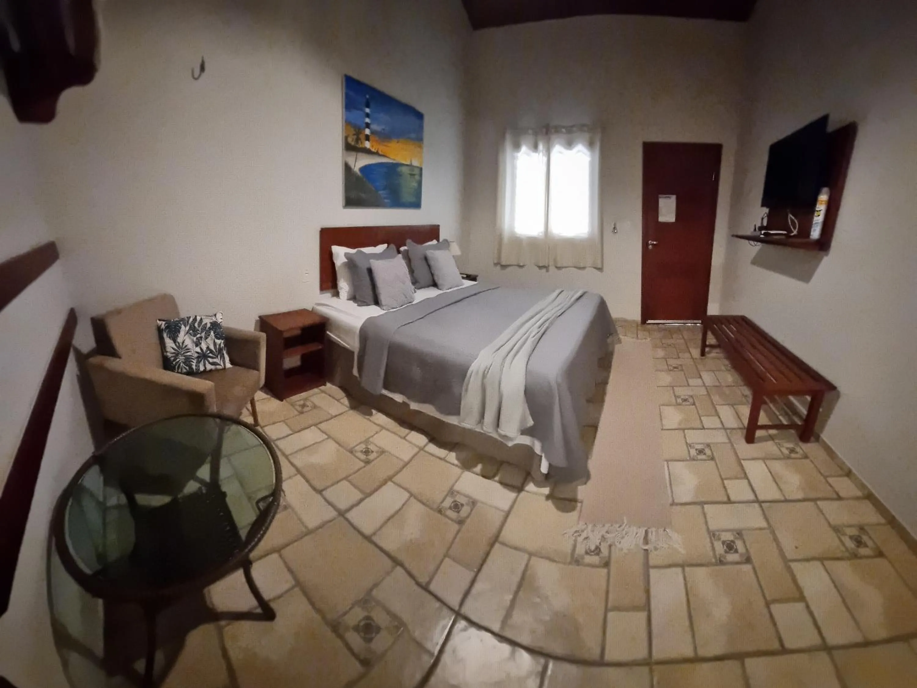 Bed in Pousada Pé na Areia Gostoso