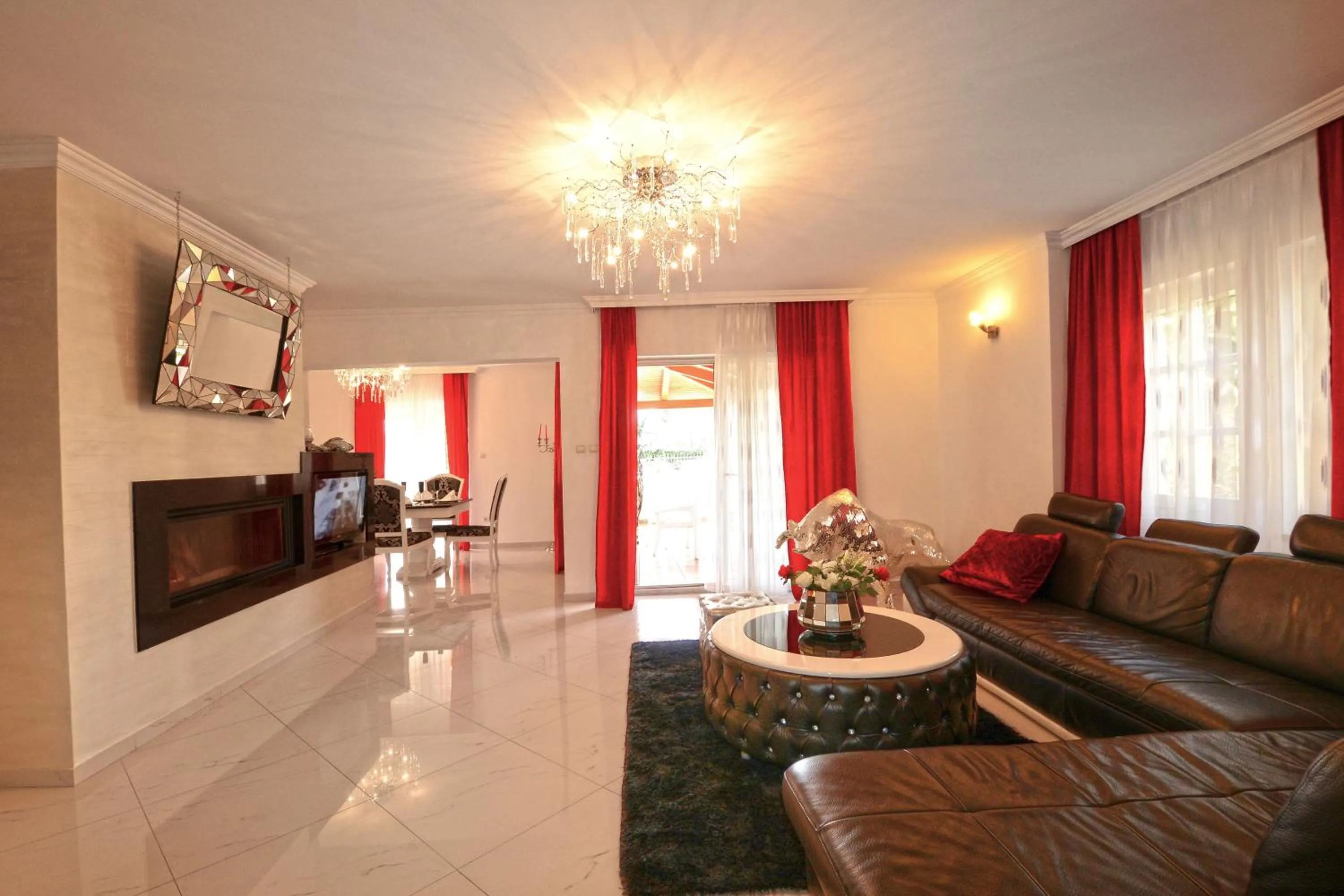 Living room in Villa Zare