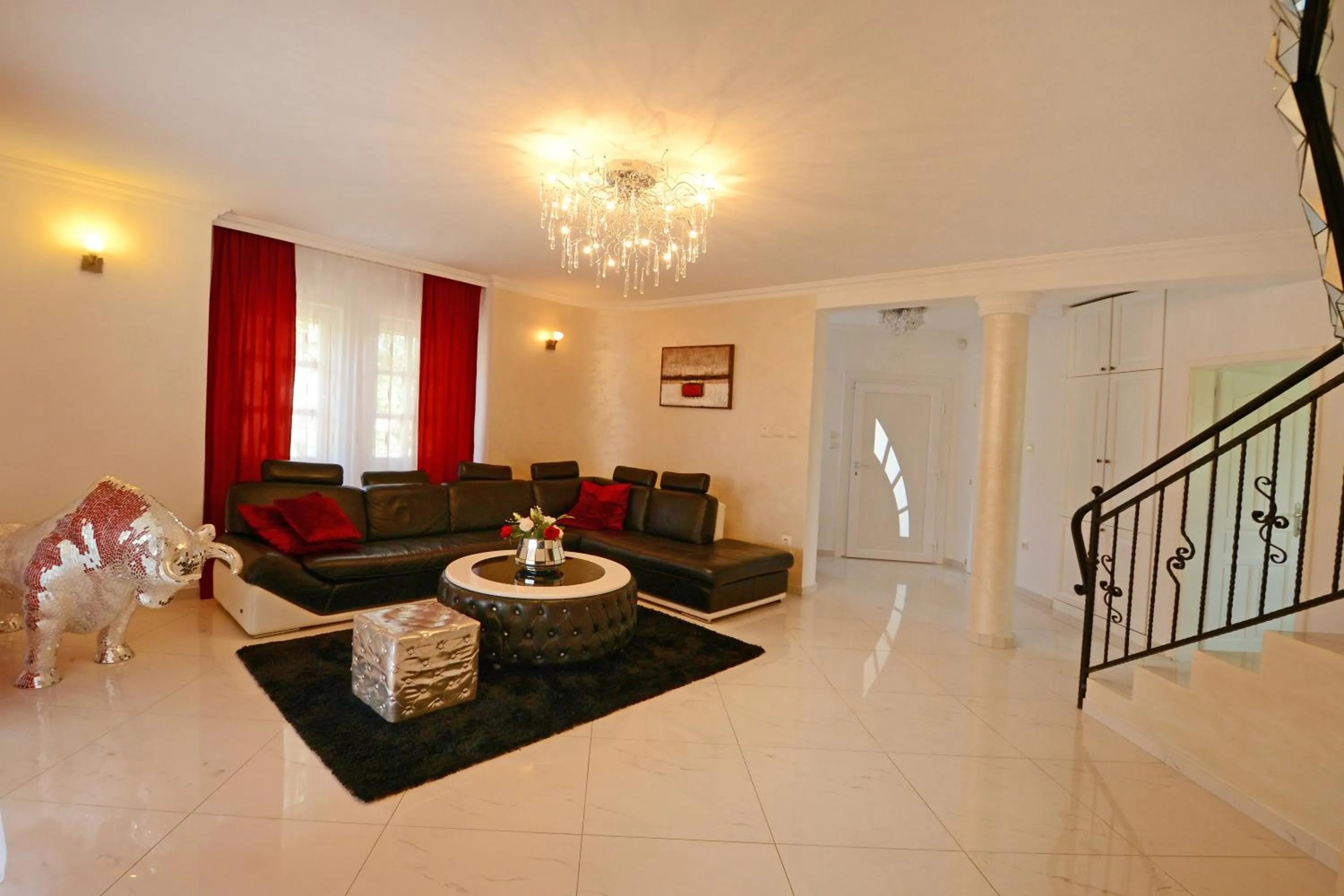 Living room in Villa Zare