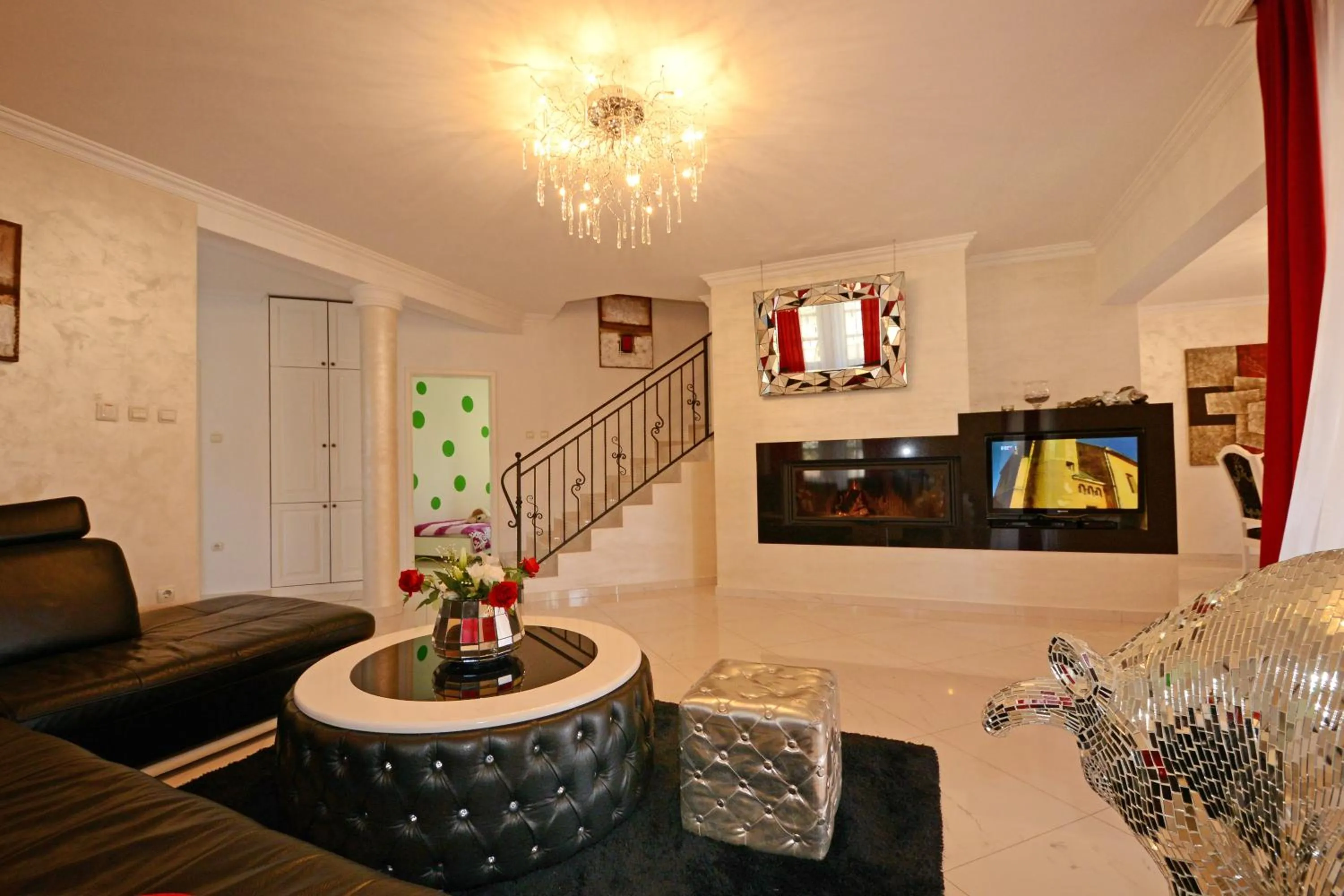 Living room in Villa Zare