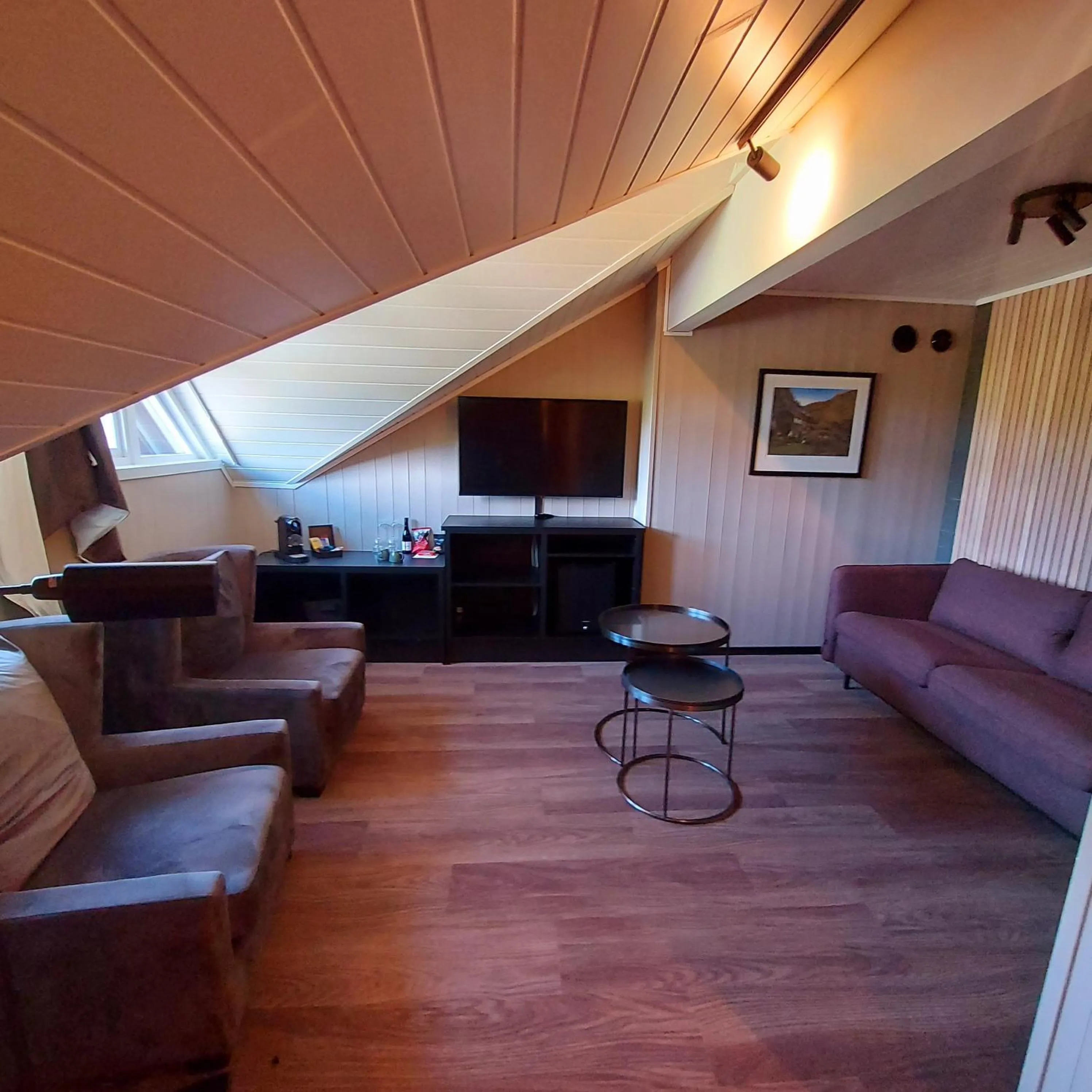 Living room in Hovdestøylen