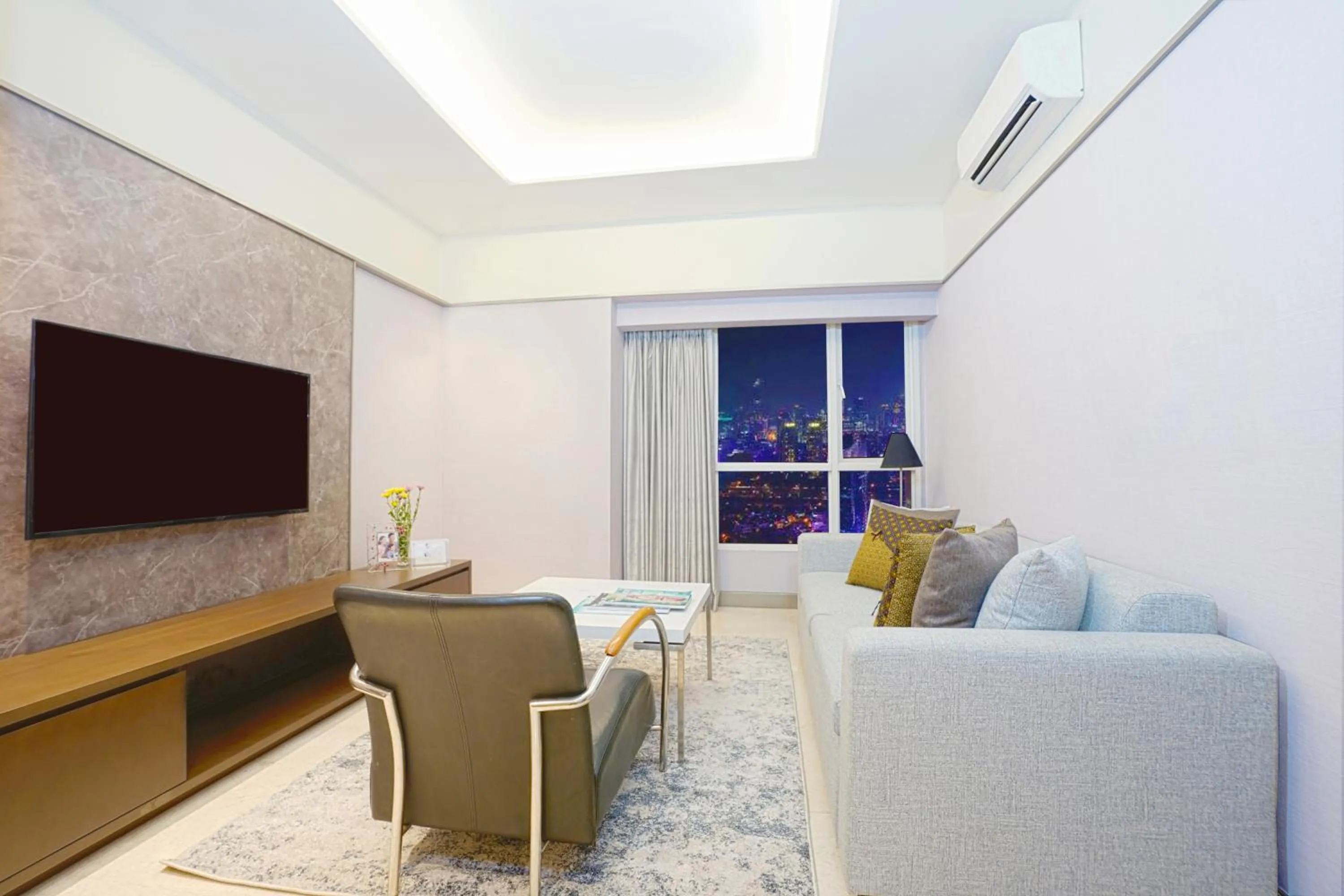 Living room in Somerset Berlian Jakarta