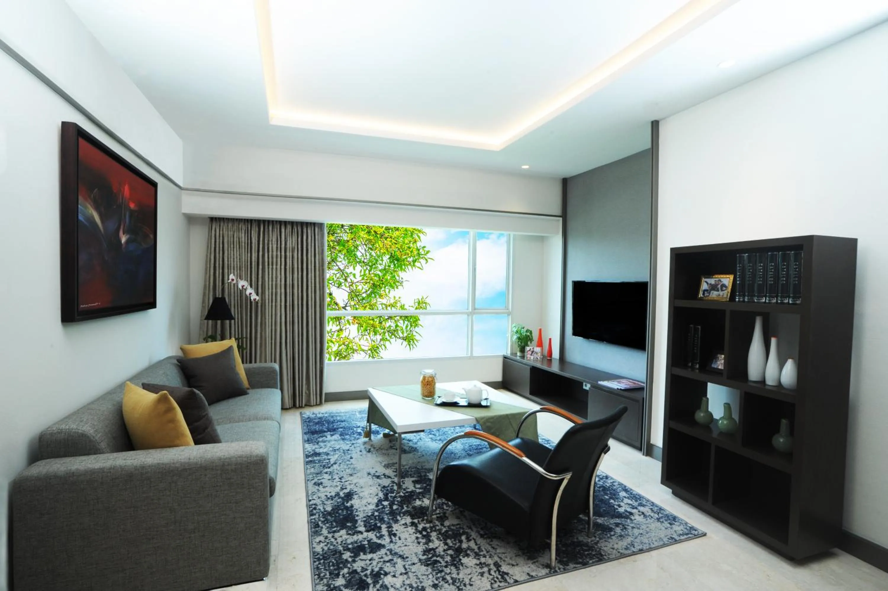 Living room in Somerset Berlian Jakarta
