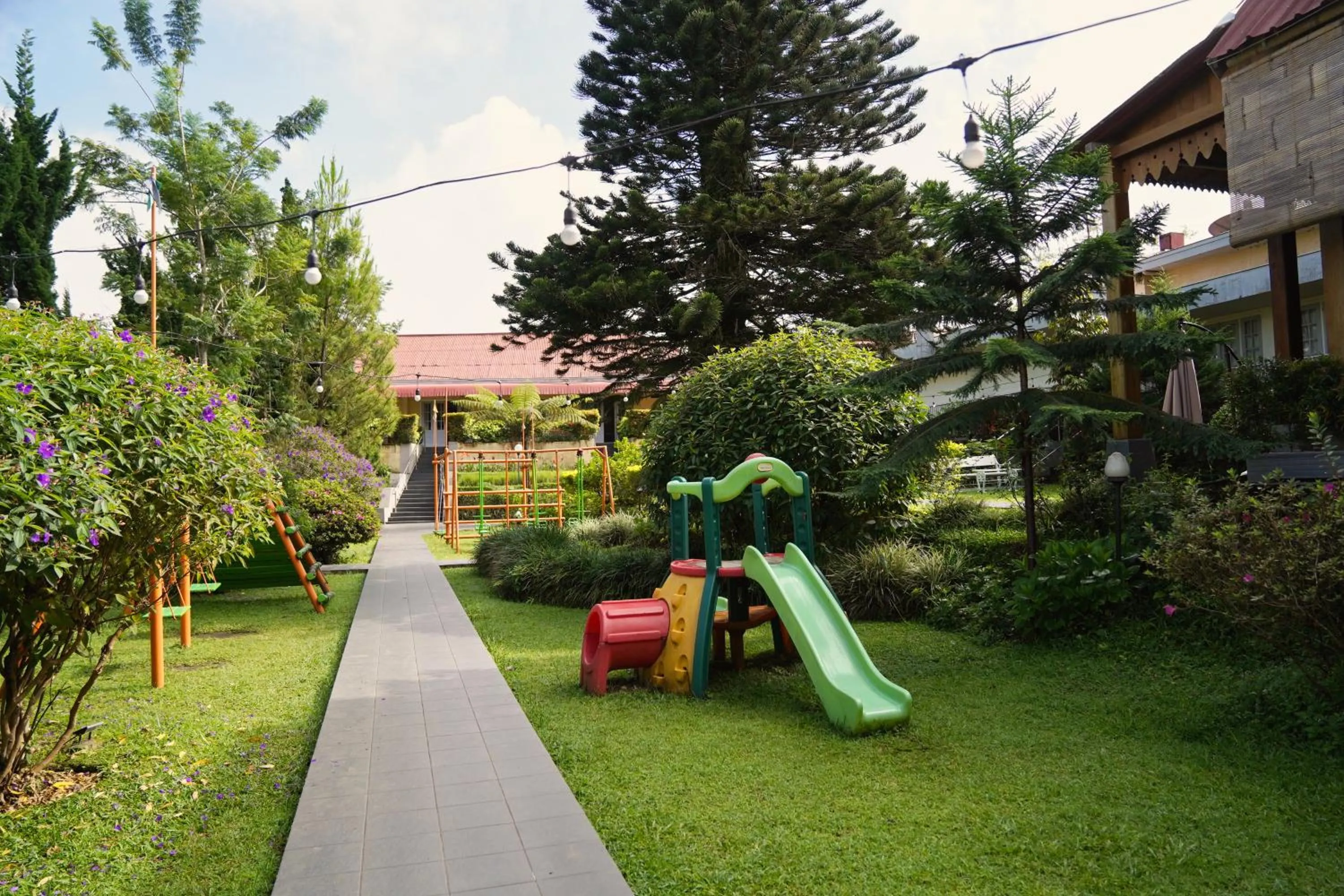 Children play ground in Hotel Indah Palace Tawangmangu