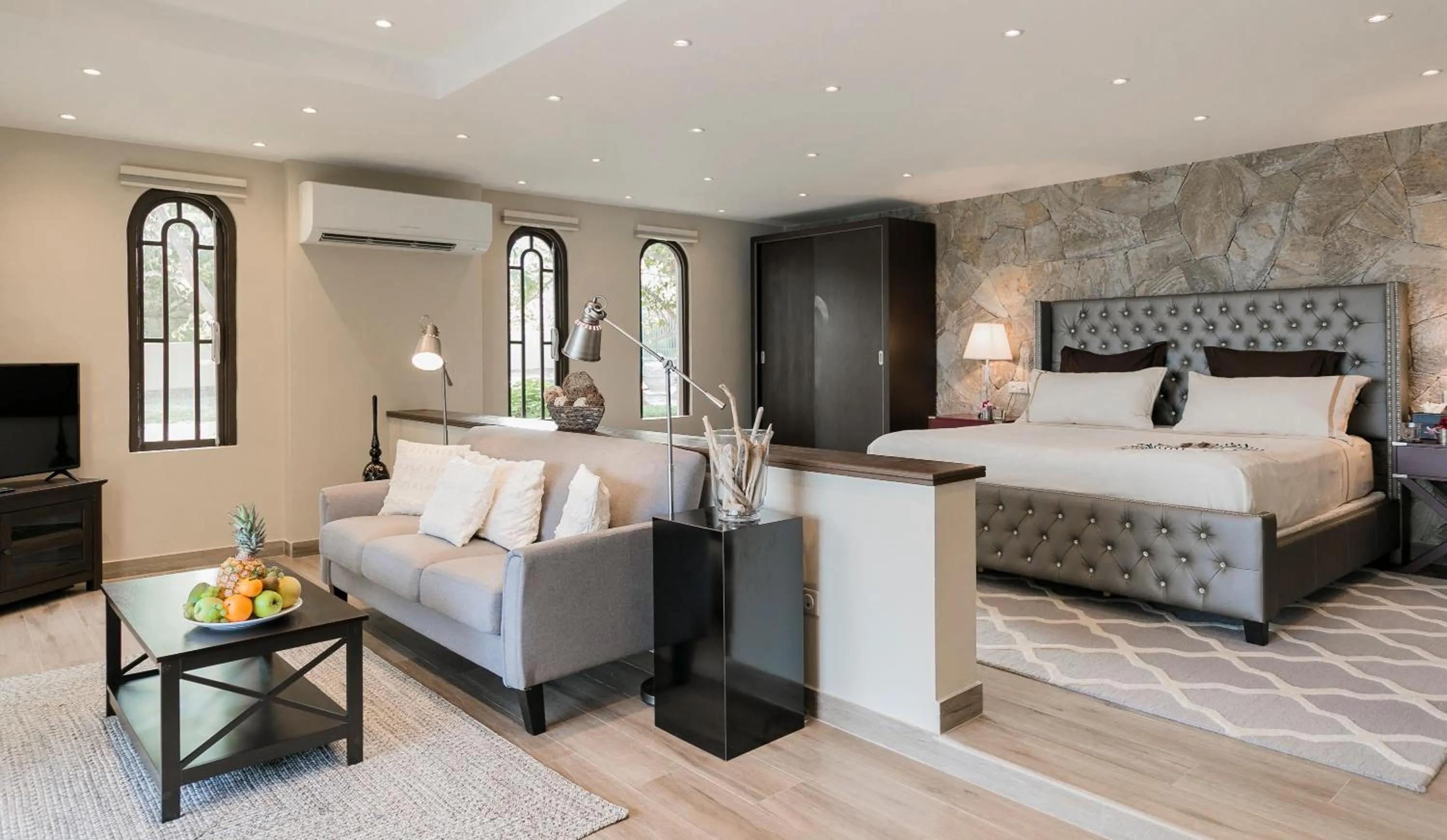 Bedroom, Bed in Secret Harbour Boutique Hotel and Marina