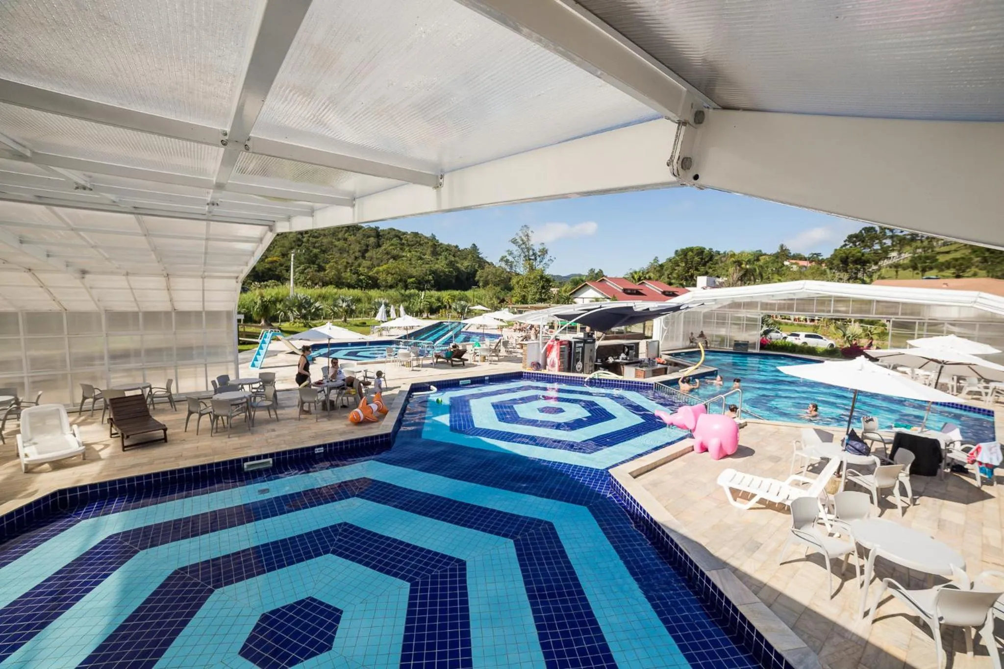 Swimming pool in Hotel Fazenda Dona Francisca