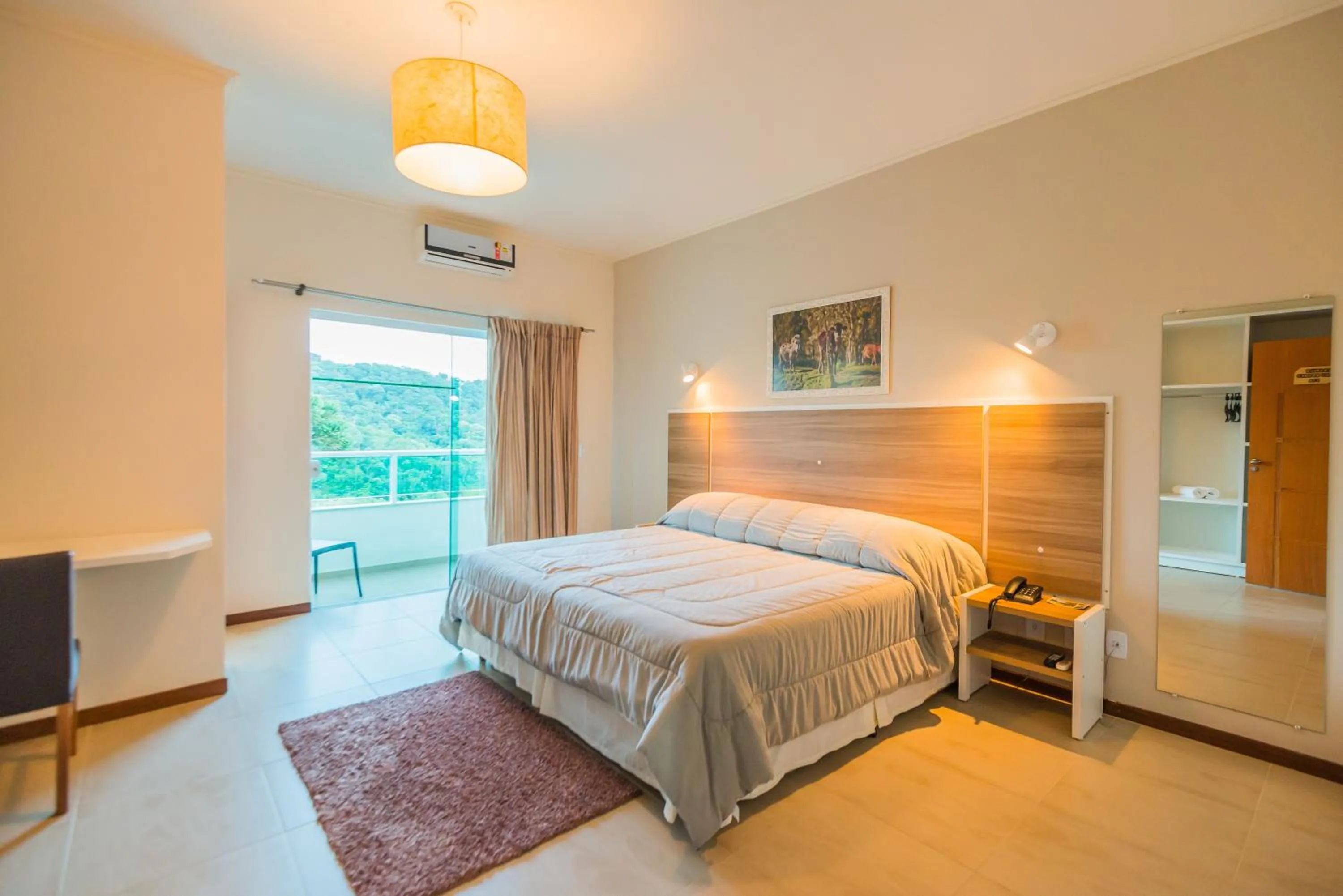 Bed in Hotel Fazenda Dona Francisca