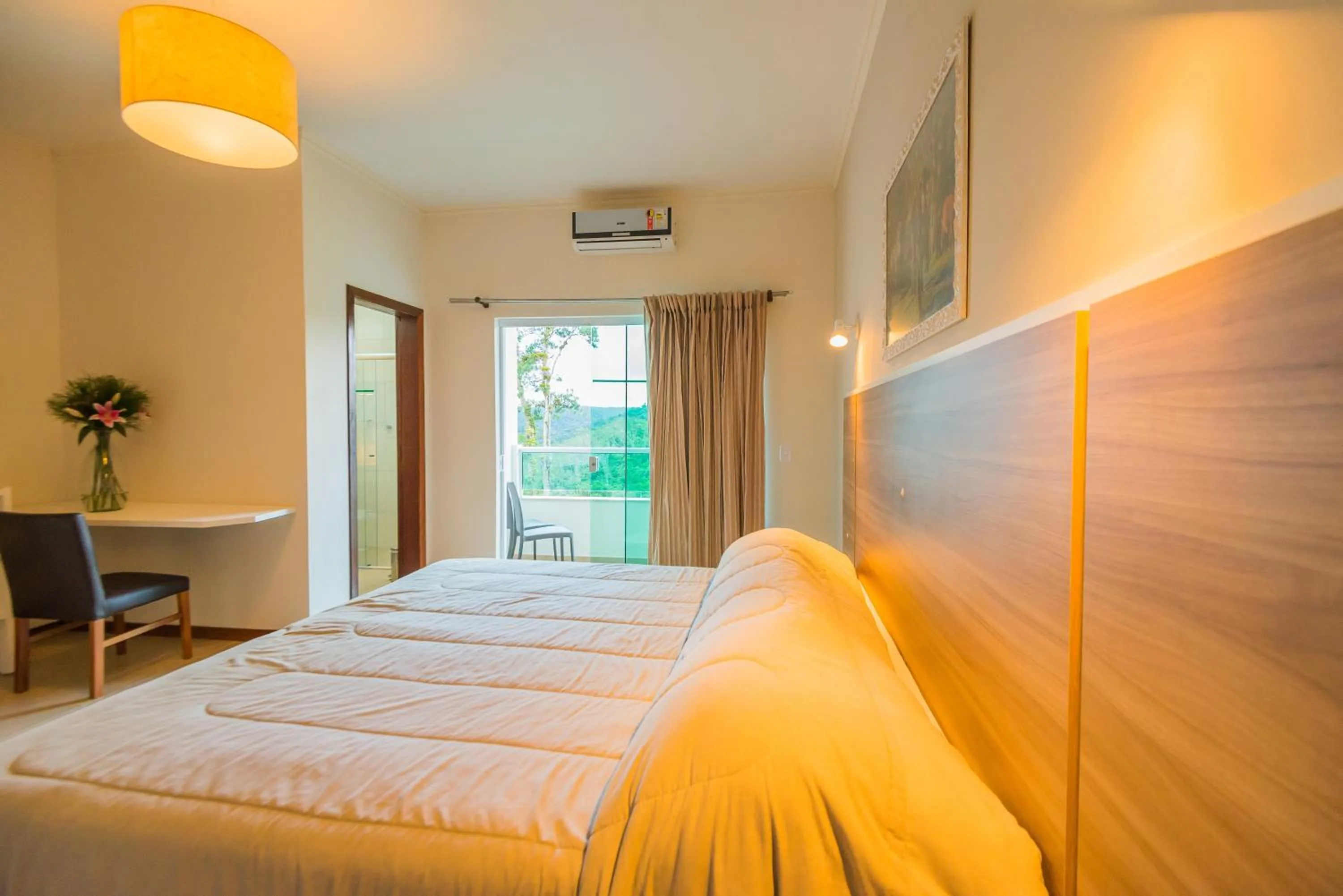 Bed in Hotel Fazenda Dona Francisca