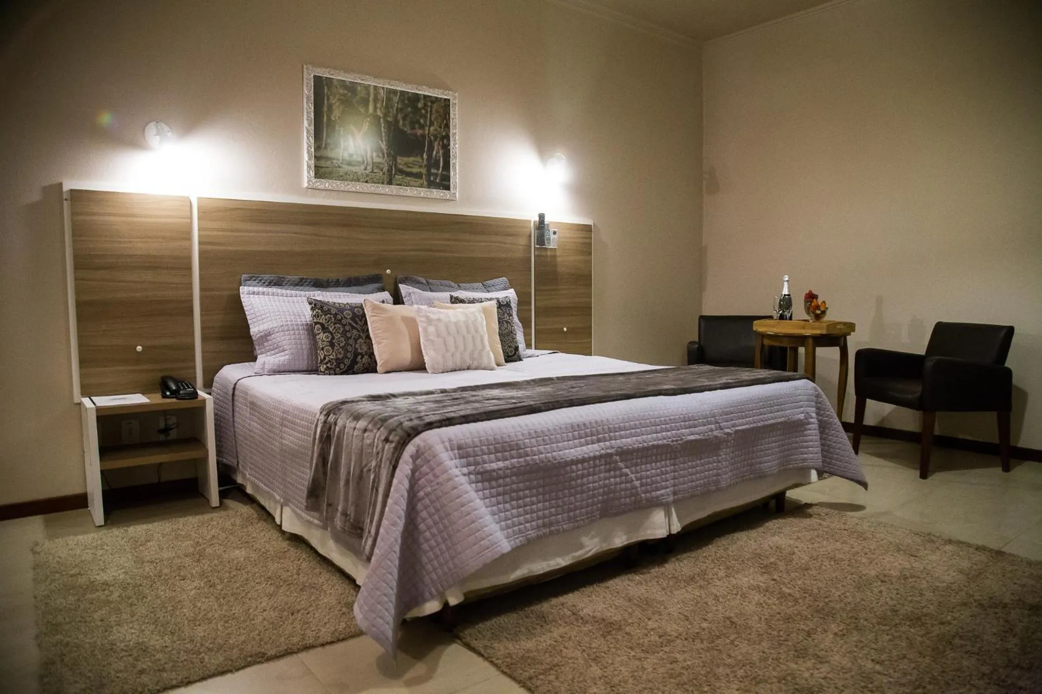 Bed in Hotel Fazenda Dona Francisca