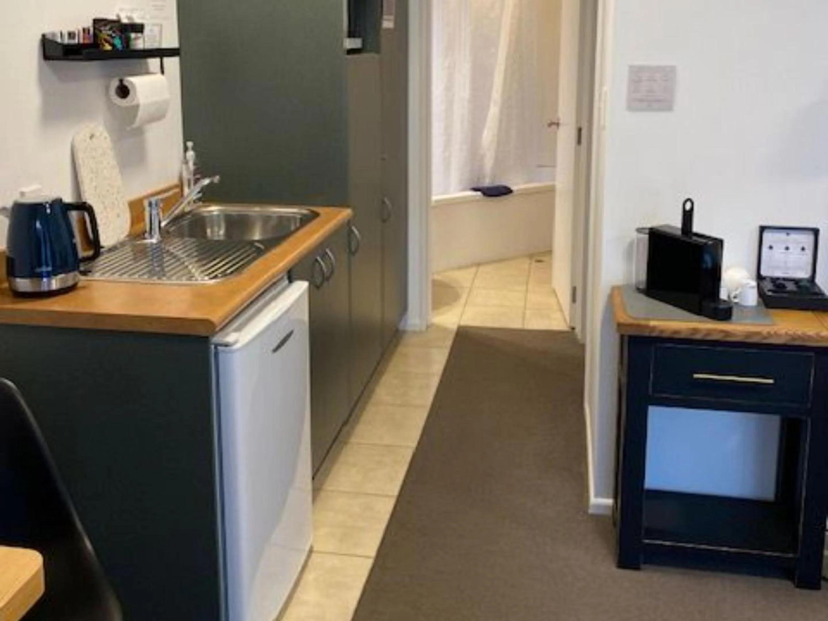 kitchen in The Milano Christchurch