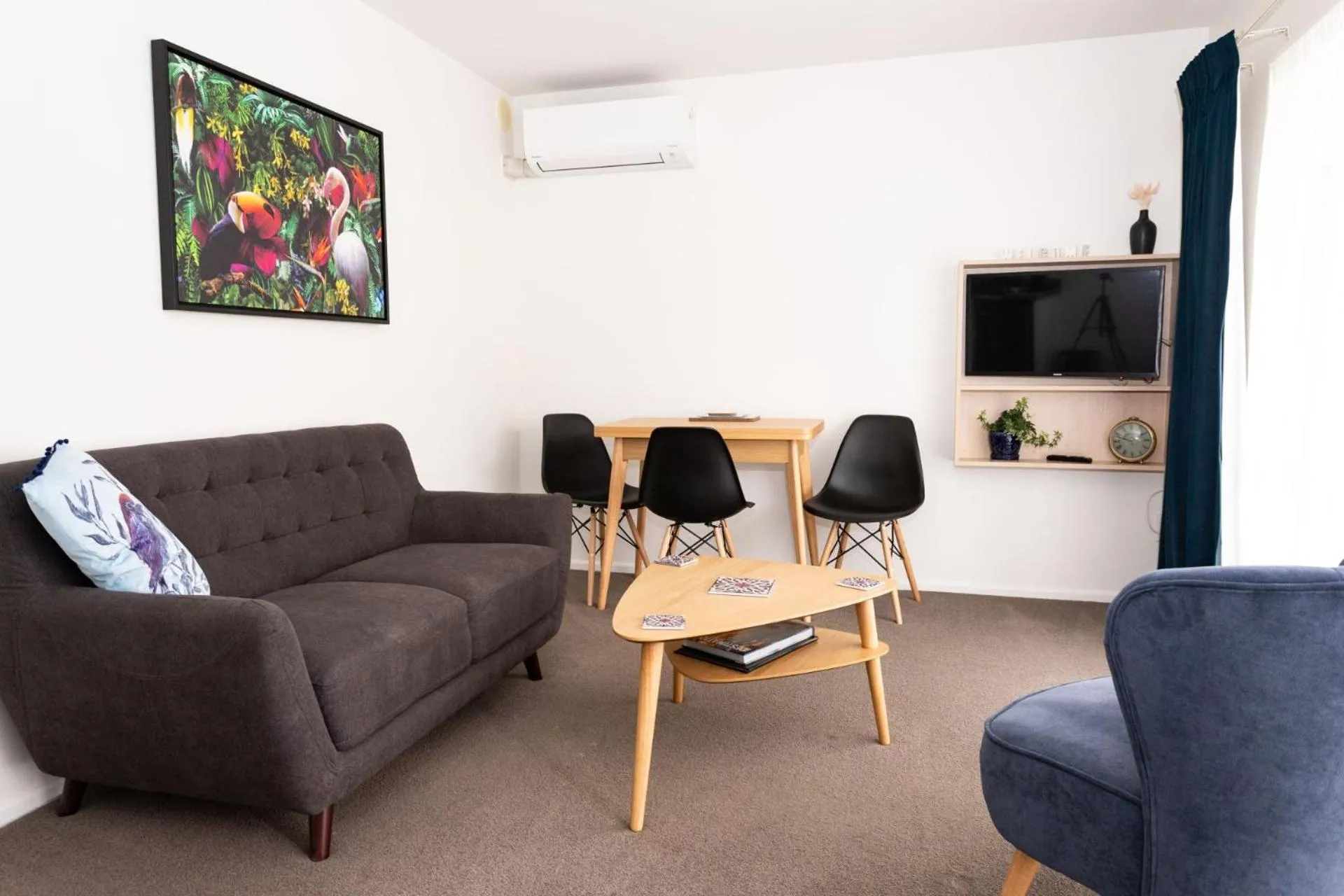 Living room in The Milano Christchurch