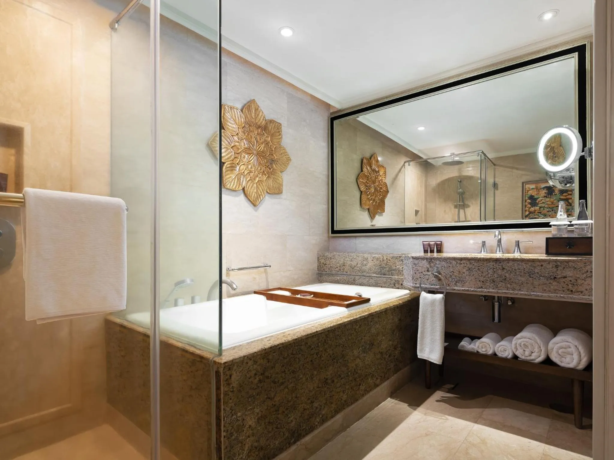 Bathroom, Bed in InterContinental Bali Resort by IHG