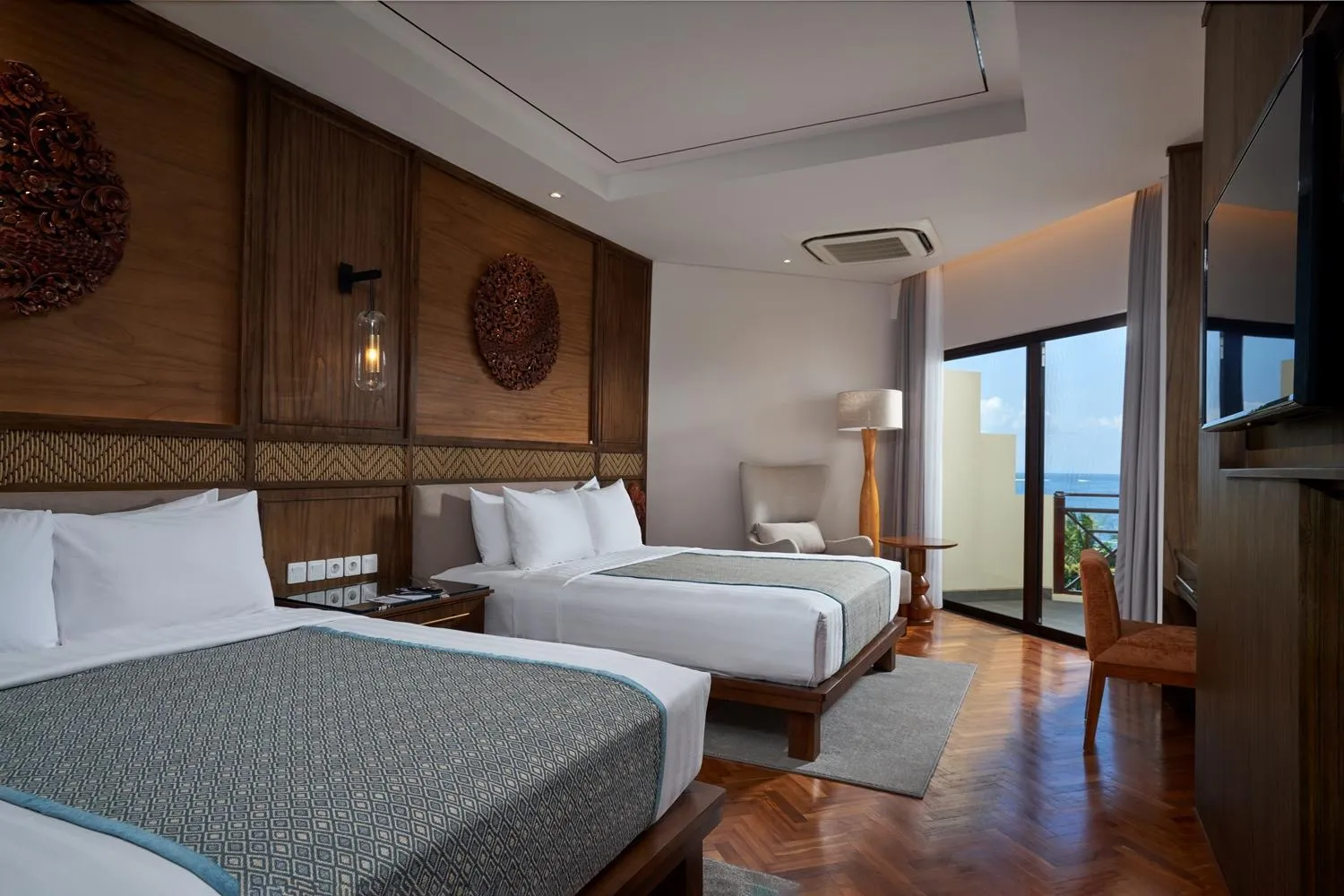 Bedroom, Bed in Grand Mirage Resort & Thalasso Bali