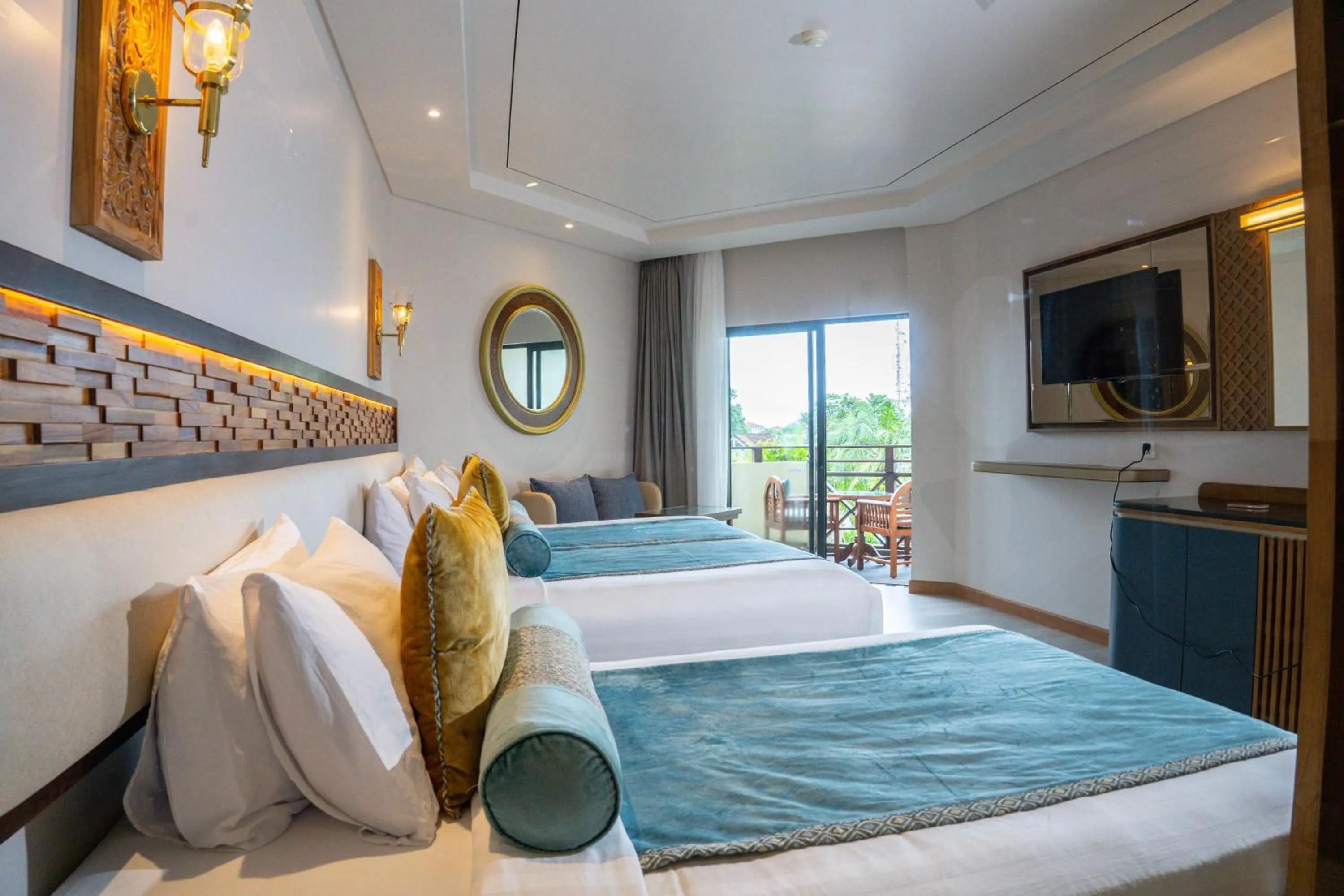 Bedroom, Bed in Grand Mirage Resort & Thalasso Bali