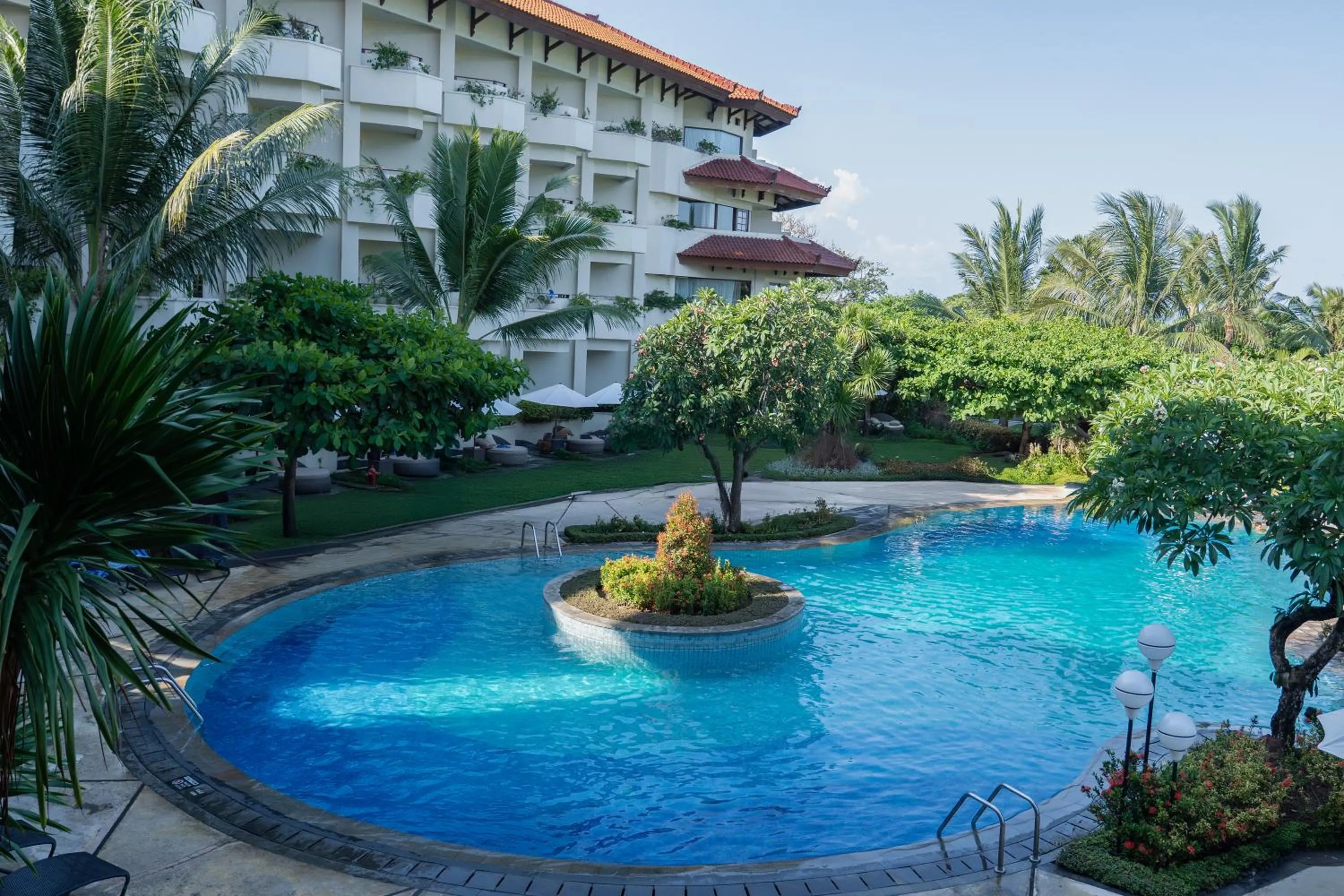 Pool view in Grand Mirage Resort & Thalasso Bali