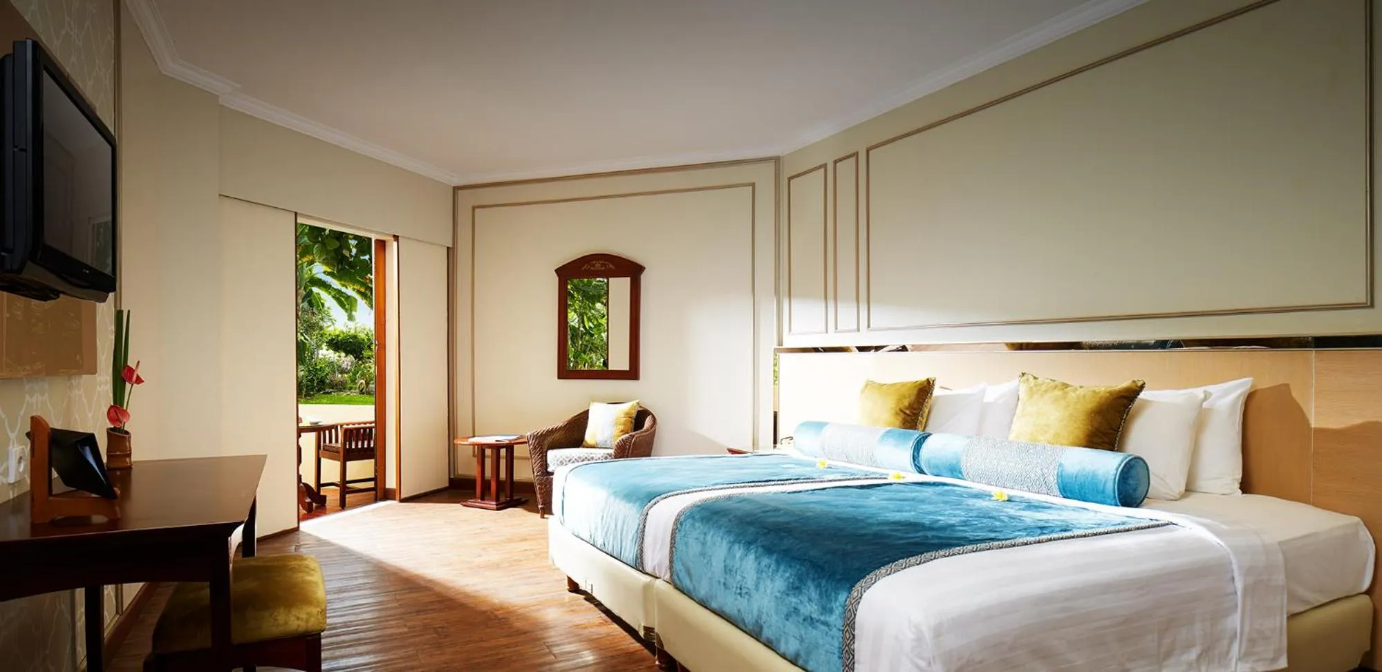 Bedroom, Bed in Grand Mirage Resort & Thalasso Bali