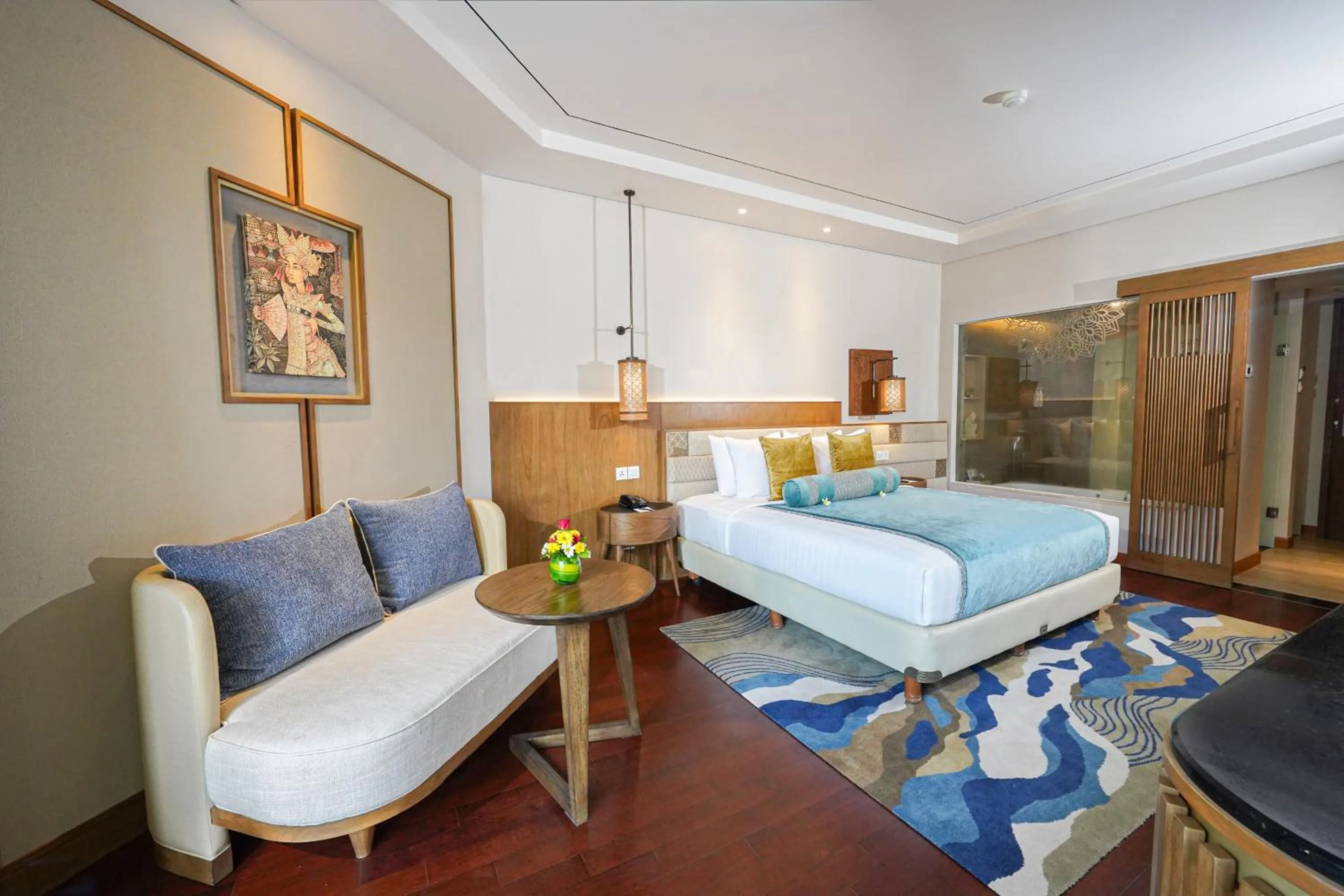 Bedroom, Bed in Grand Mirage Resort & Thalasso Bali