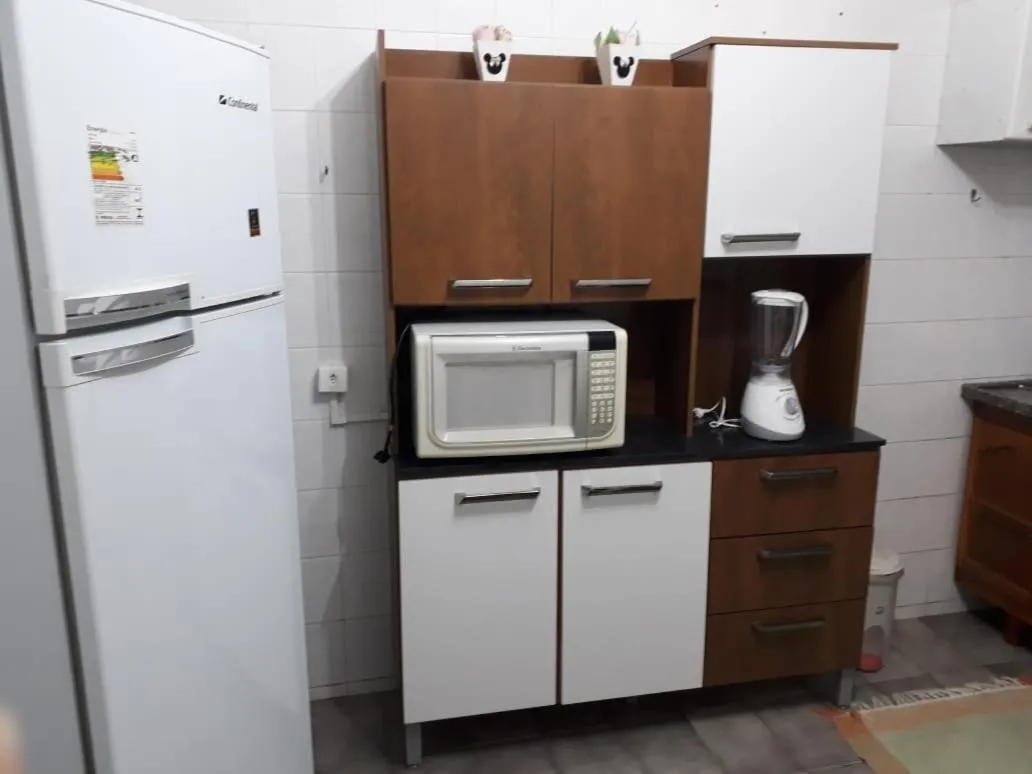 Kitchen or kitchenette in Conforto na praia