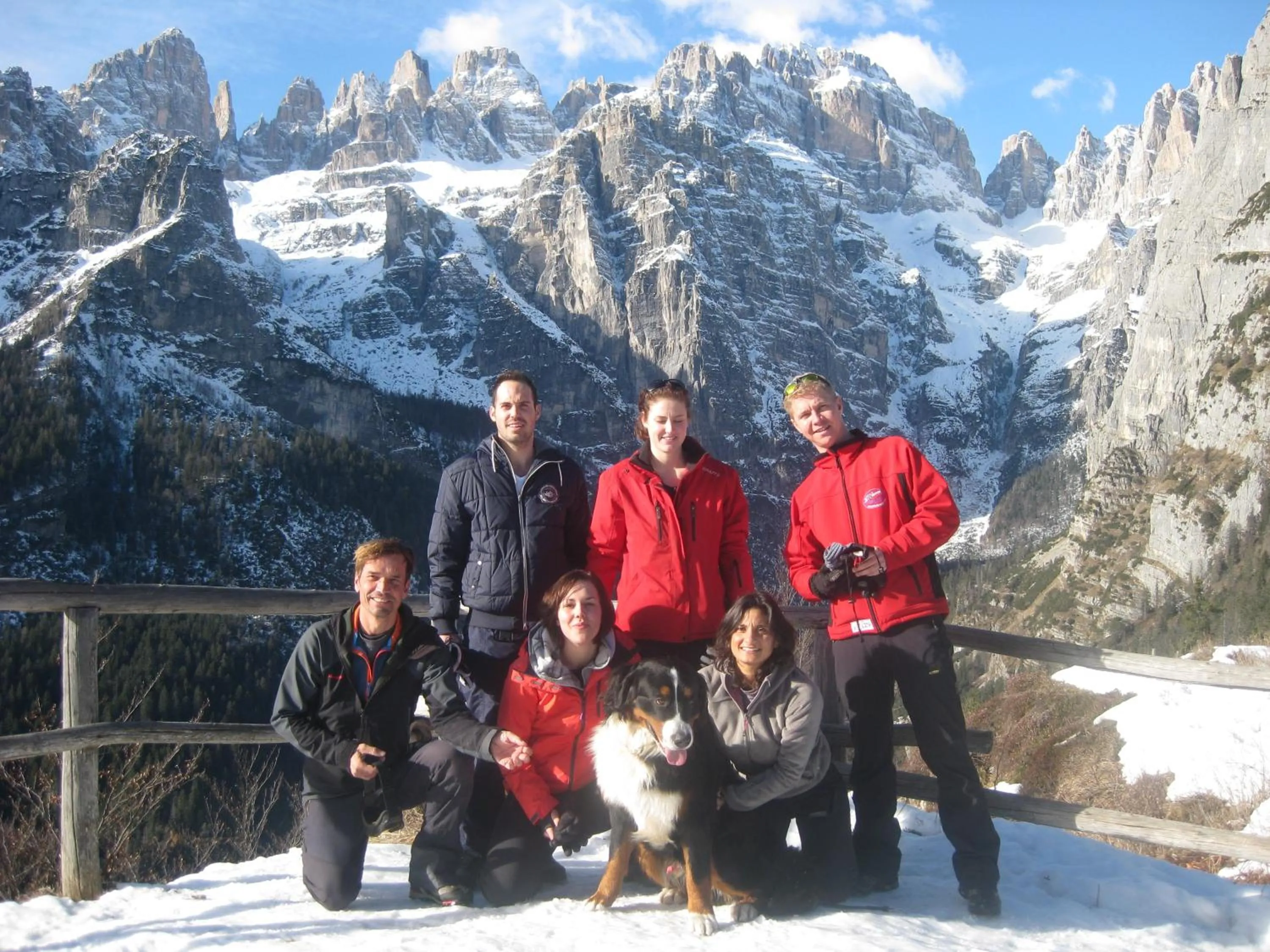 group of guests in Hotel Lory - Molveno - Dolomiti